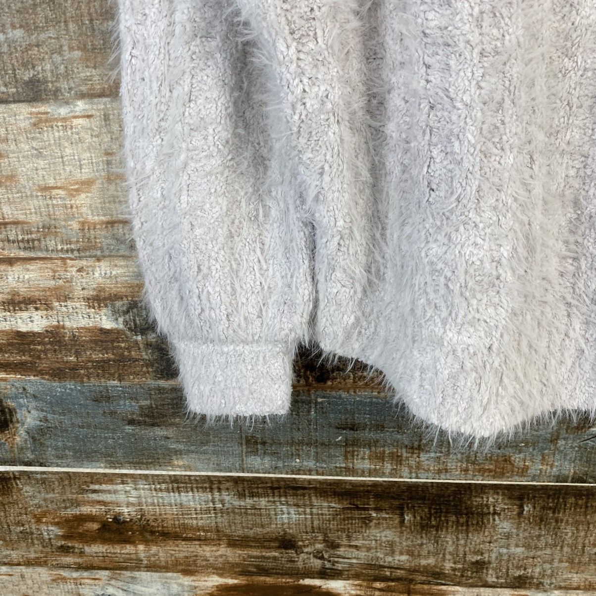 Homespun Knitwear × Japanese Brand DL Anne Basket Gray Mohair Knitwear #C1115 Size L / US 10 / IT 46 - 7 Thumbnail