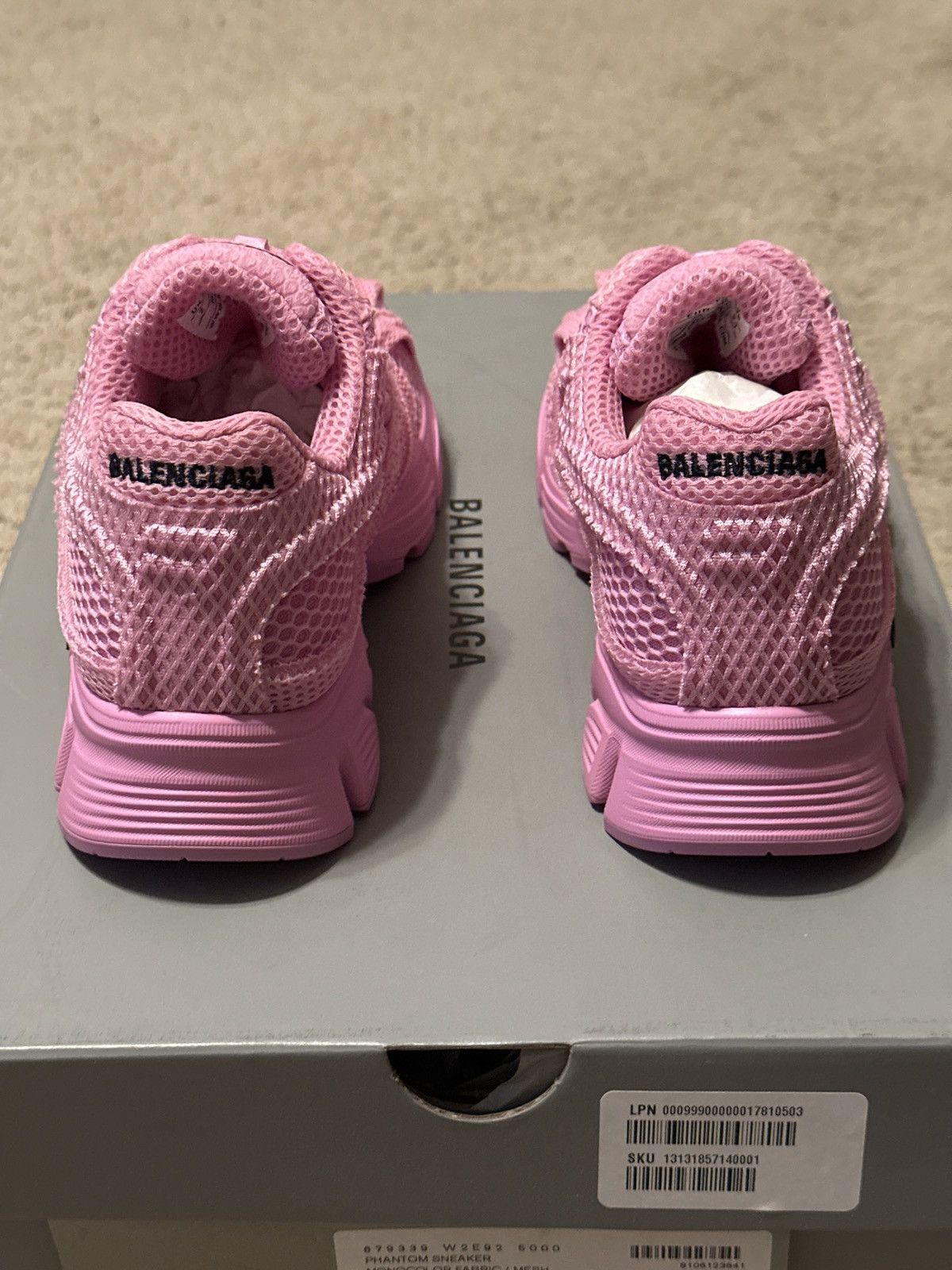 Balenciaga Balenciaga Wmns Phantom Sneaker ‘Pink’ Size US 5 / IT 35 - 4 Thumbnail