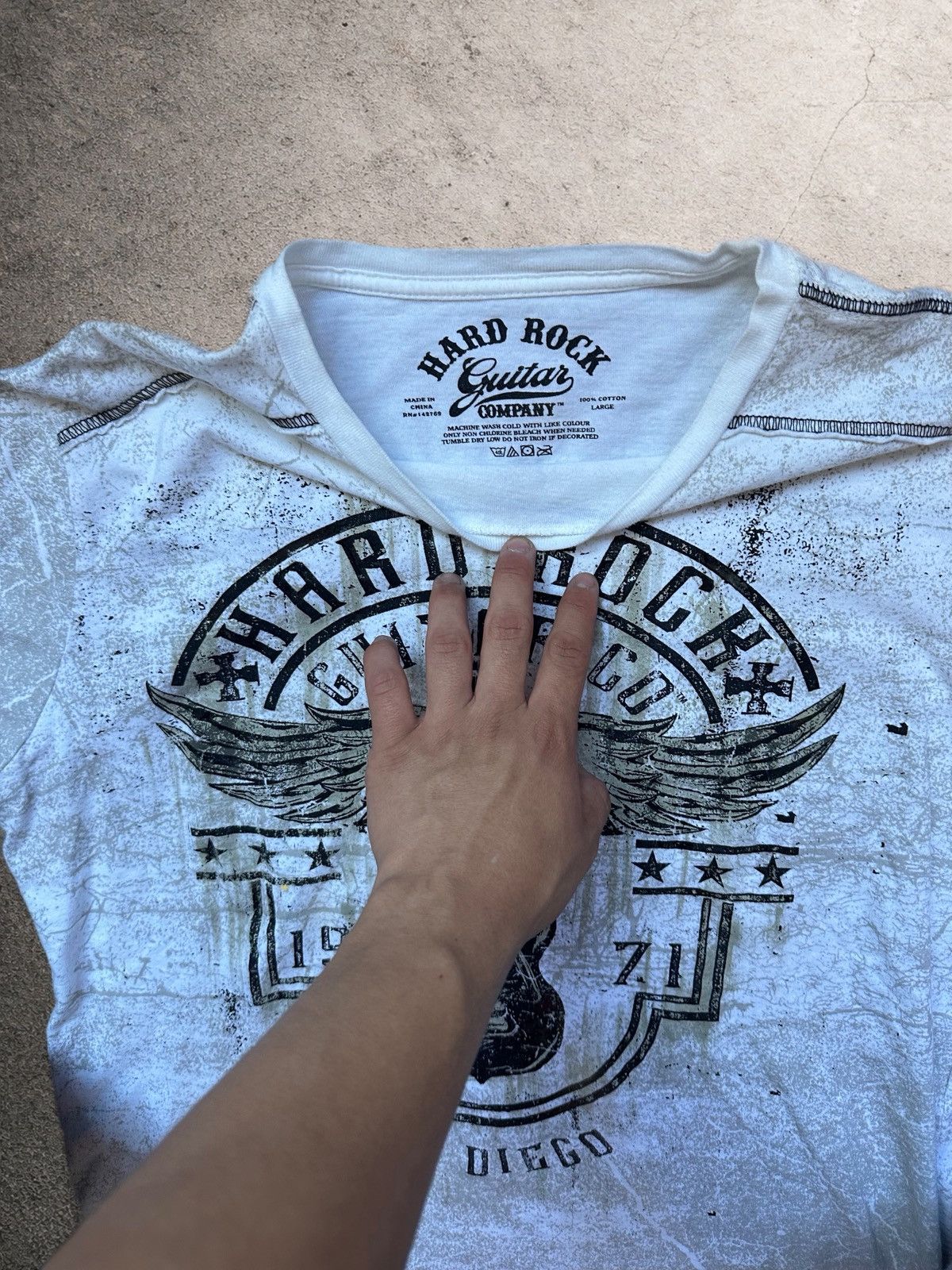 Other Hard Rock Guitar Company Affliction Type Graphic Tee Size US L / EU 52-54 / 3 - 2 Thumbnail