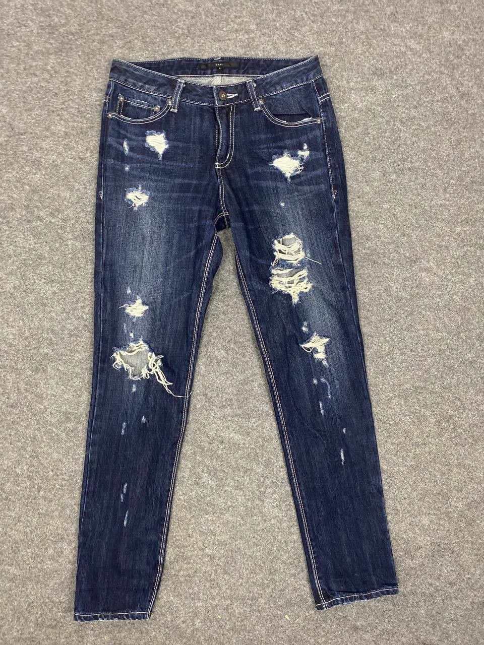 Japanese Brand japanese brands distressed denim nice design Size 30" / US 8 / IT 44 - 1 Thumbnail