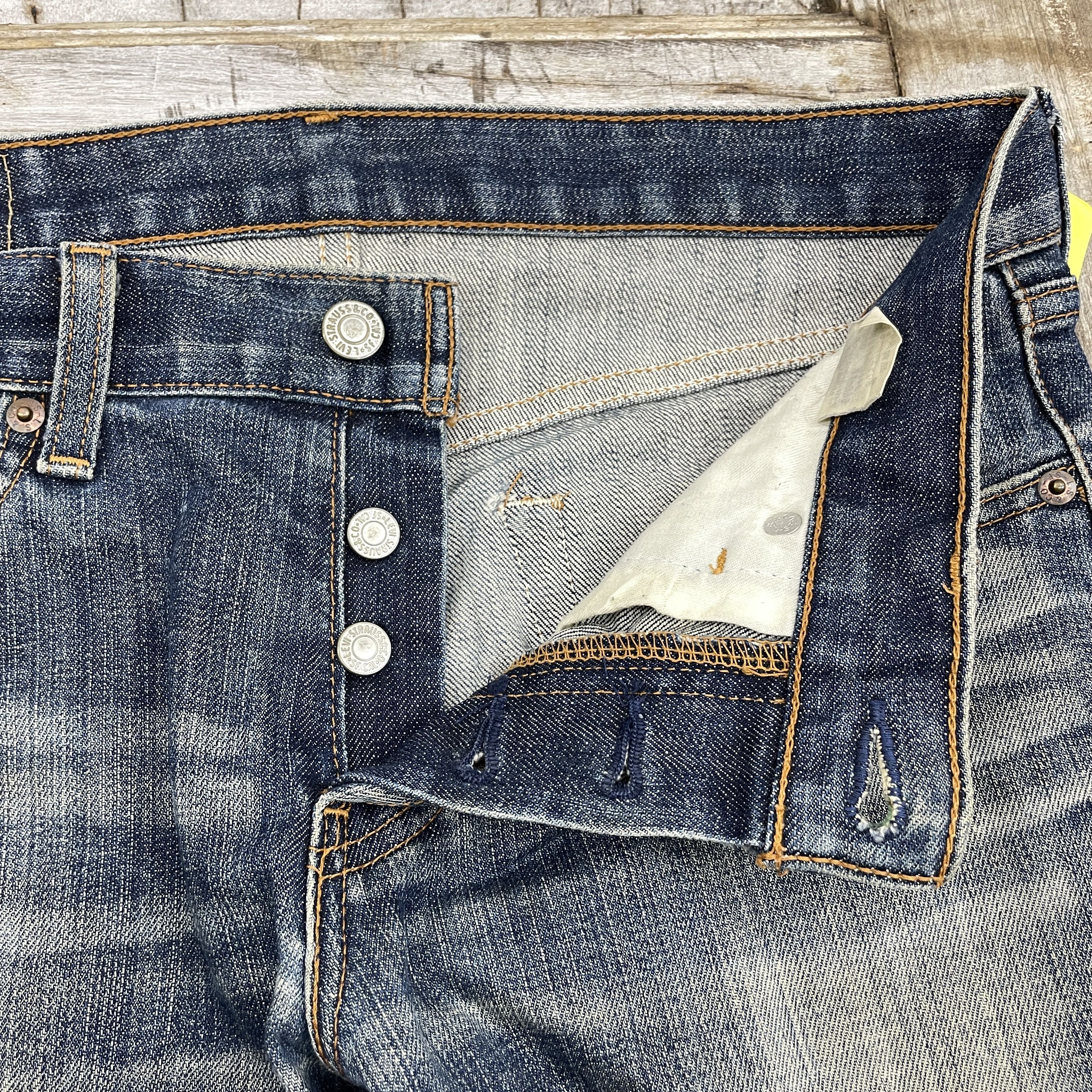 Levi's × Vintage Vintage Levi's 511 Faded Knee Distressed - WC330 Size US 31 - 4 Thumbnail