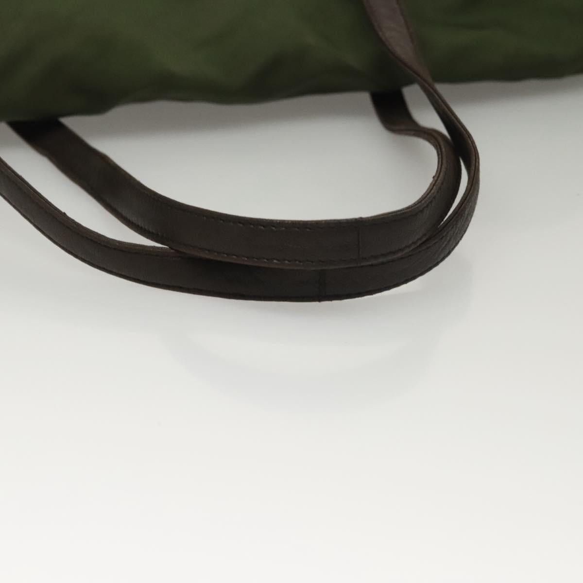 Prada PRADA Tote Bag Nylon Khaki Silver Size ONE SIZE - 7 Thumbnail