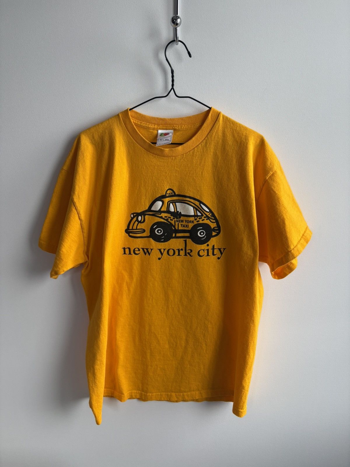 Vintage Vintage Streetwear New York City Taxi NYC Heavy T-shirt Size US XL / EU 56 / 4 - 1 Thumbnail