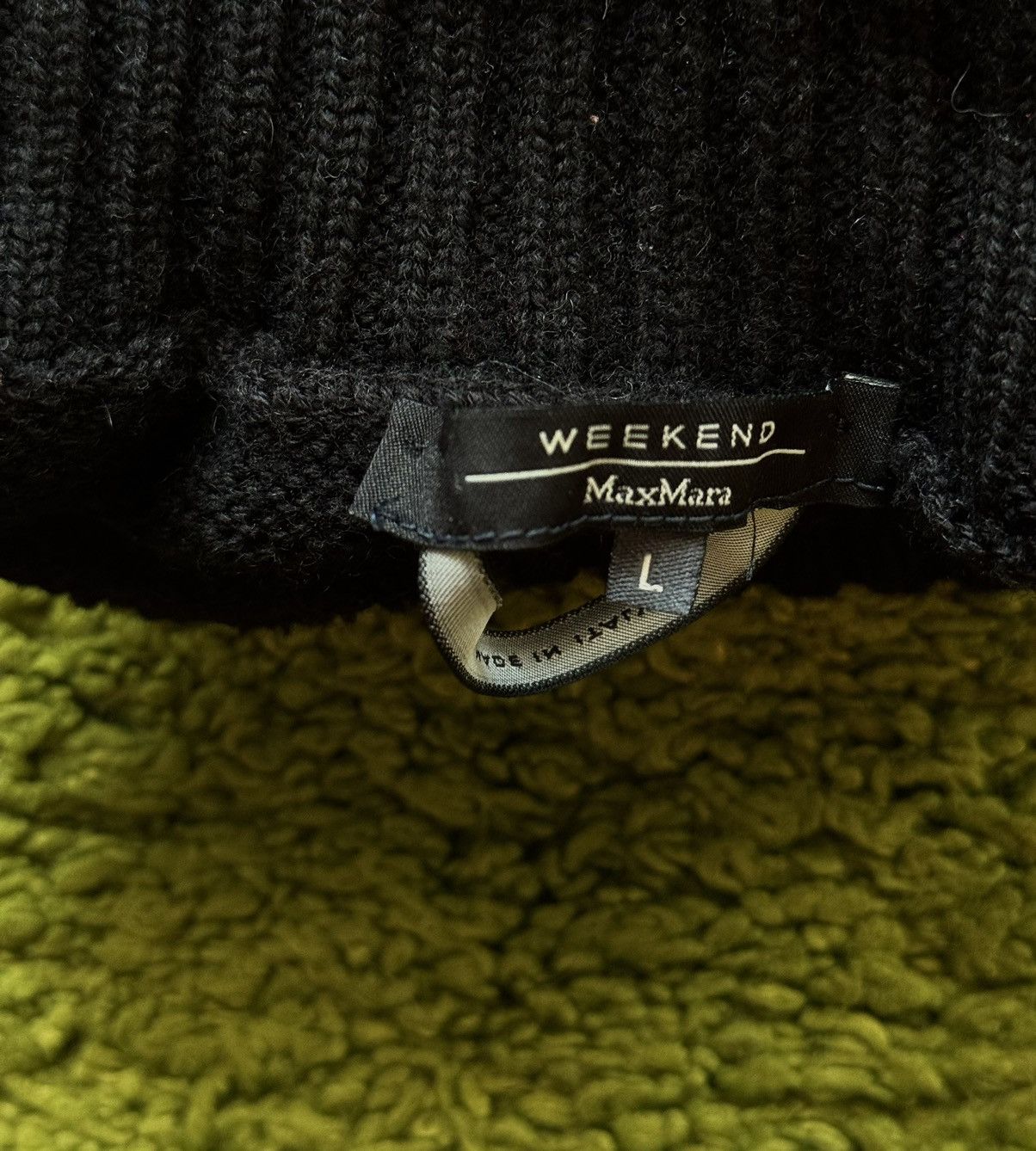 Max Mara × Weekend Max Mara Max Mara Weekend wool Striped sweater Size L / US 10 / IT 46 - 3 Thumbnail