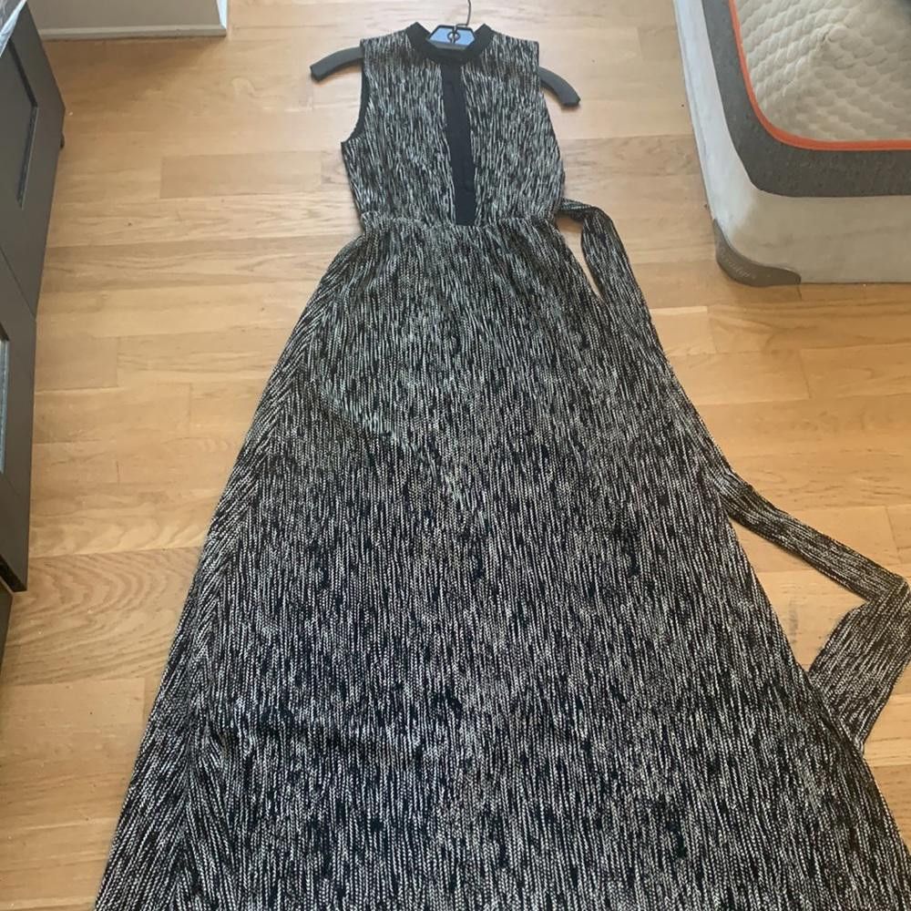 Designer Alice + Olivia -Braid Maxi - 2 100% Silk, 100% Poly shell Size XS / US 0-2 / IT 36-38 - 7 Thumbnail
