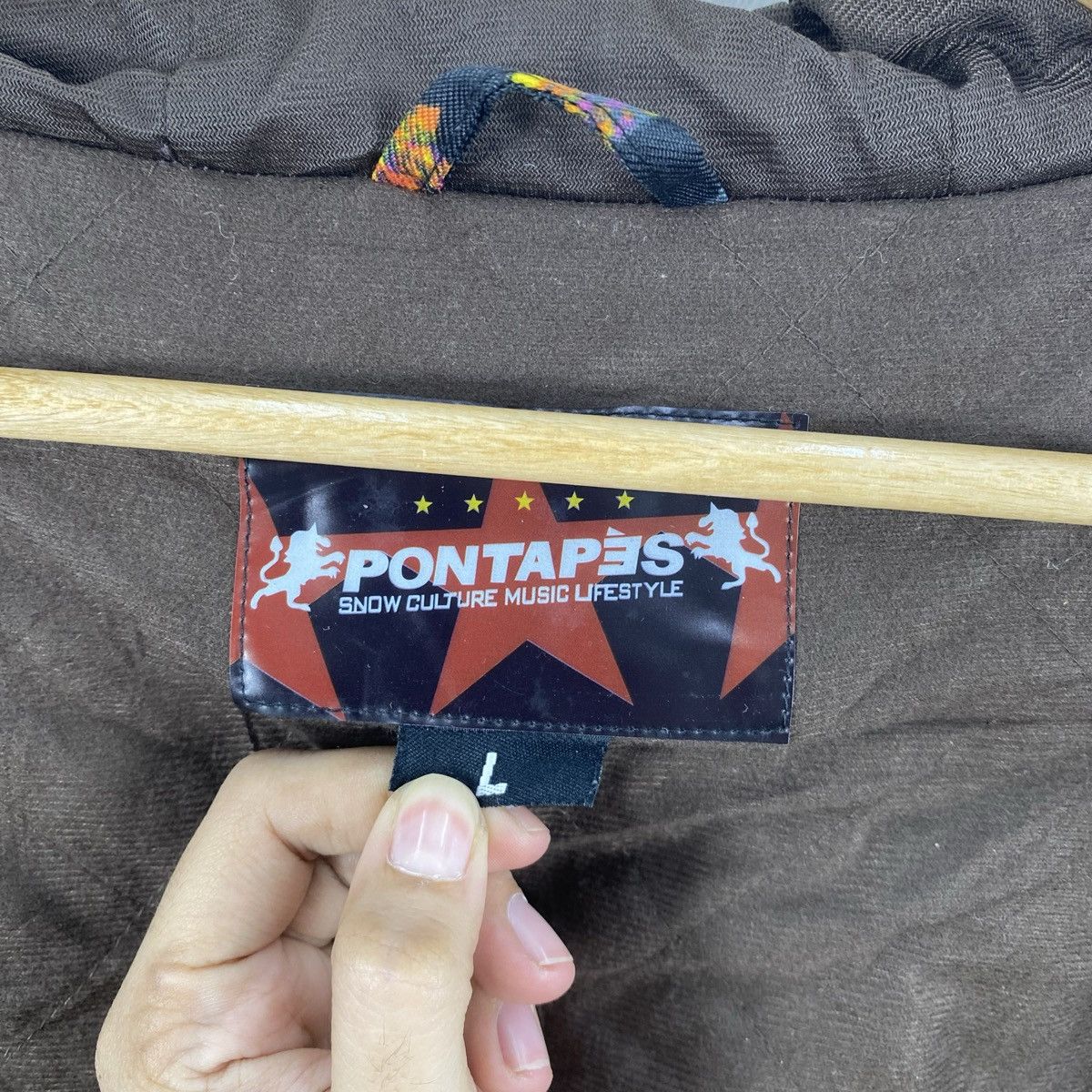 Vintage Vintage PONTAPES SNOWBOARD SKI Jacket Geometric Pattern Size US L / EU 52-54 / 3 - 9 Thumbnail