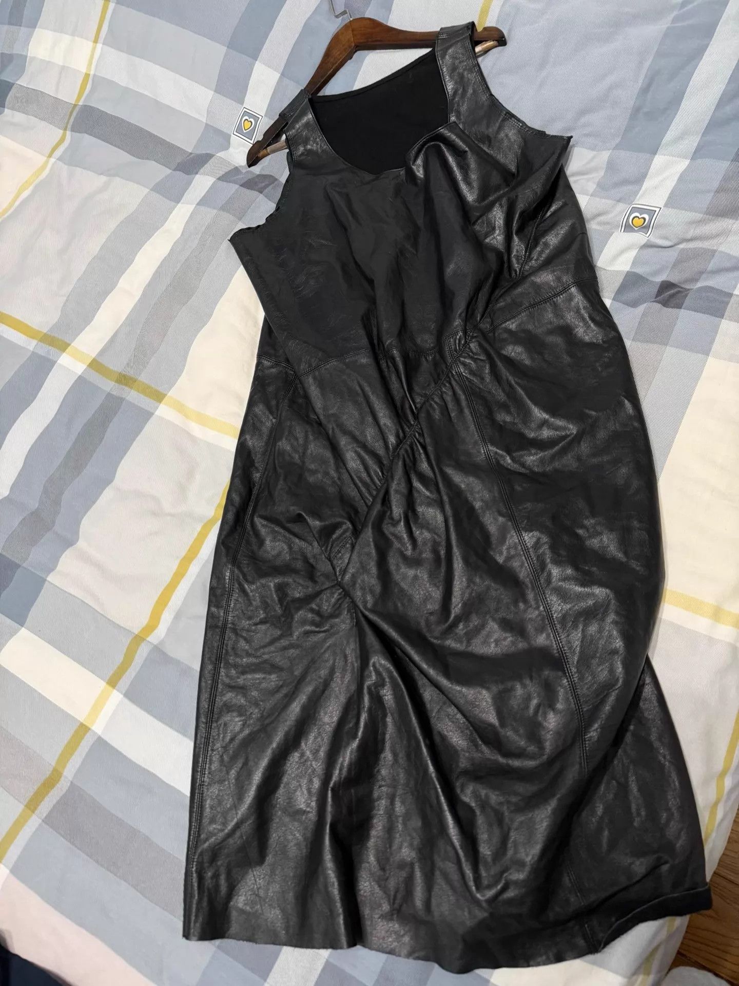 CDG by Comme des Garcons CDG Junya Watanabe Double Layer Leather Dress w/ Lining Size S / US 4 / IT 40 - 8 Thumbnail