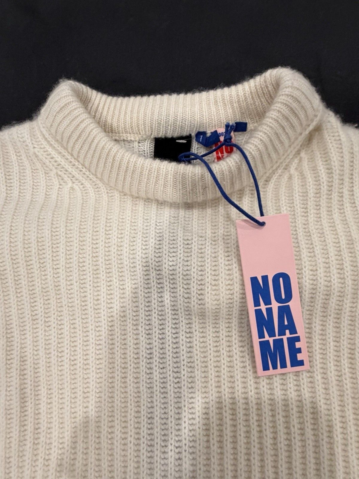 NakedCashmere Naked Cashmere NONAME Chloe Zip Back Cashmere Sweater Ivory Size S / US 4 / IT 40 - 7 Thumbnail