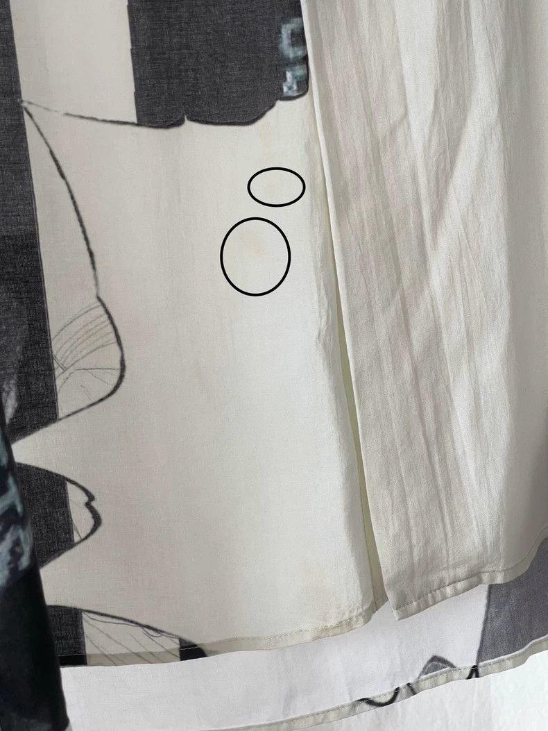 Yohji Yamamoto yohji yamamotoPrinted gown shirt 2503-Nextarrow Size US L / EU 52-54 / 3 - 8 Thumbnail