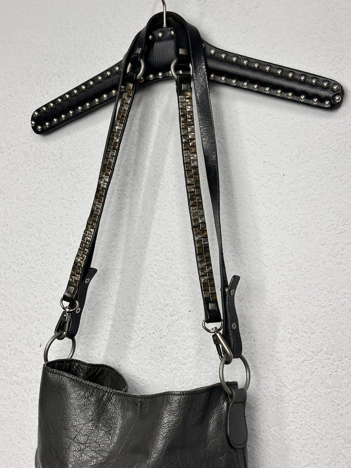 A.S.98 Vintage Japan Leather Bag Kapital Messenger Y2K Rare GOA Size ONE SIZE - 4 Thumbnail