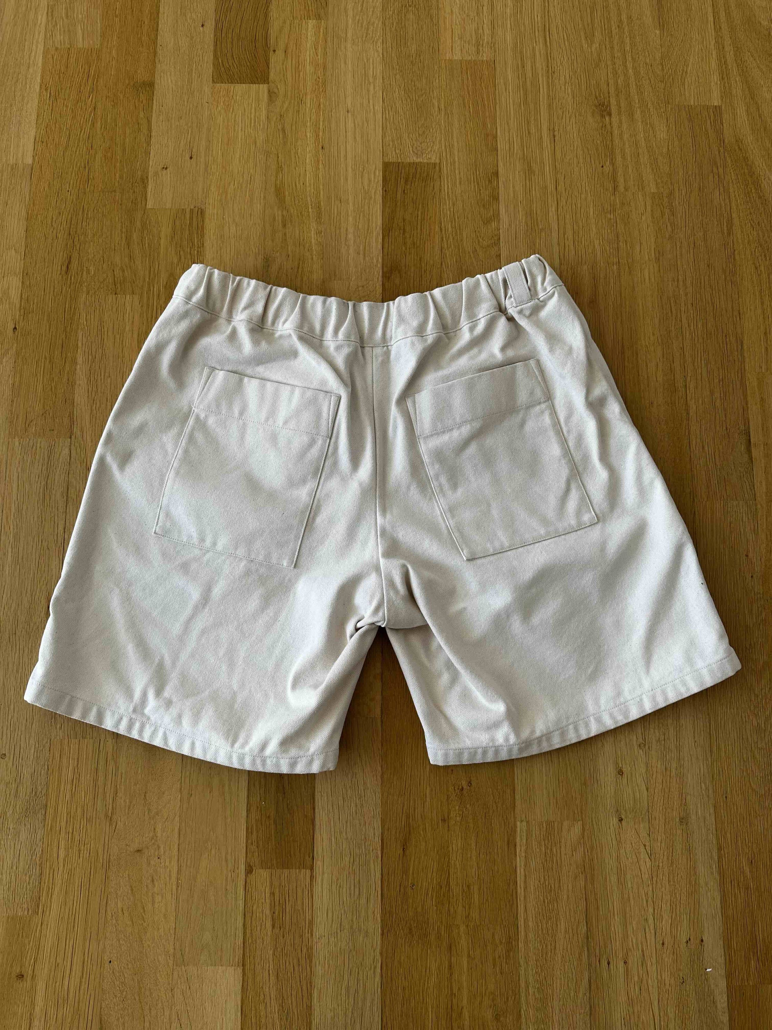 MAN-TLE White canvas shorts Size US 34 / EU 50 - 2 Thumbnail