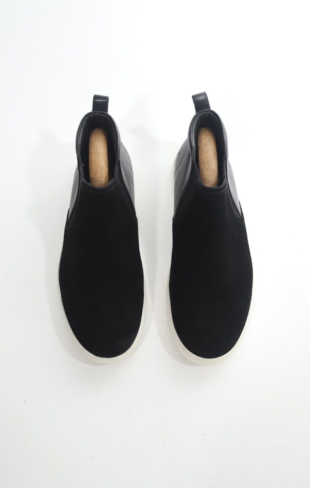 Prada PRADA Boots Suede/Leather Chelsea Ankle Shoes Black Men’s Size US 7.5 / EU 40-41 - 3 Thumbnail