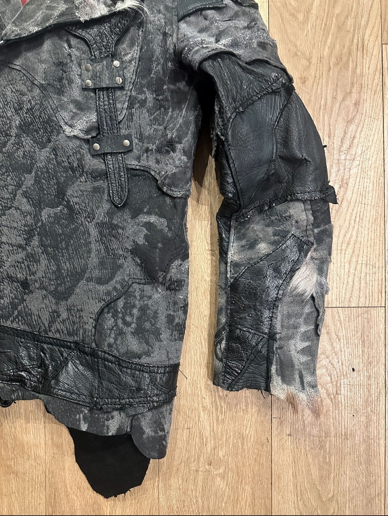 Yasuyuki Ishii Yasuyuki Ishii Leather Variation Jacket Size US L / EU 52-54 / 3 - 3 Thumbnail