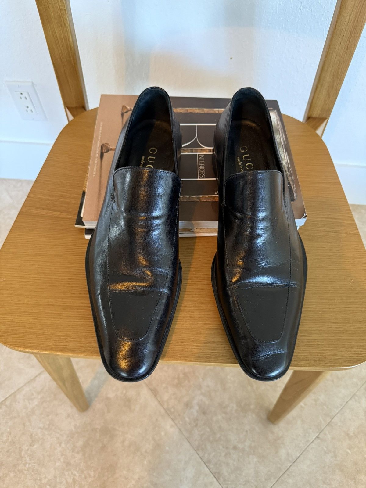 Gucci ***GUCCI MENS DRESS SHOES ***Tom Ford Era Gucci Size US 12 / EU 45 - 1 Thumbnail