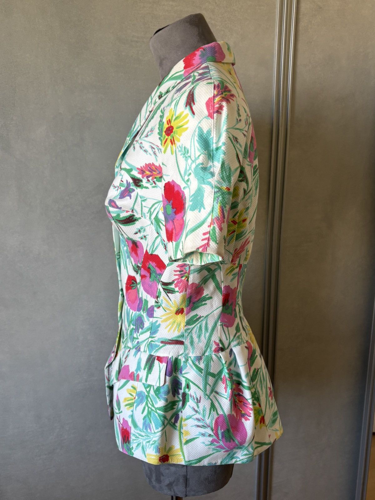 Thierry Mugler Thierry Mugler Couture Floral Sculpted Jacket – Summer 1997 Size S / US 4 / IT 40 - 7 Thumbnail