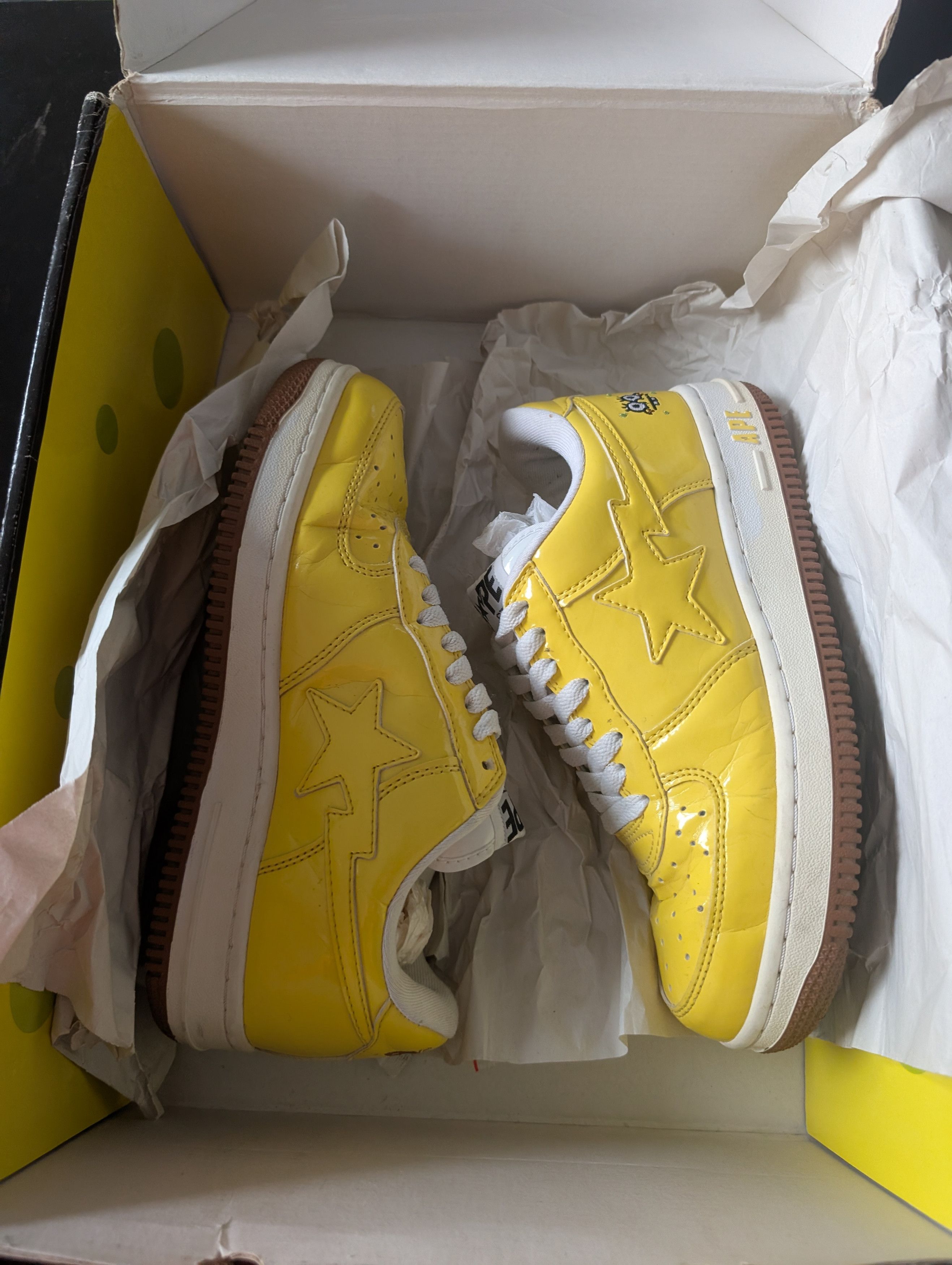 Bape Bapesta x SpongeBob Size US 7 / EU 40 - 6 Thumbnail