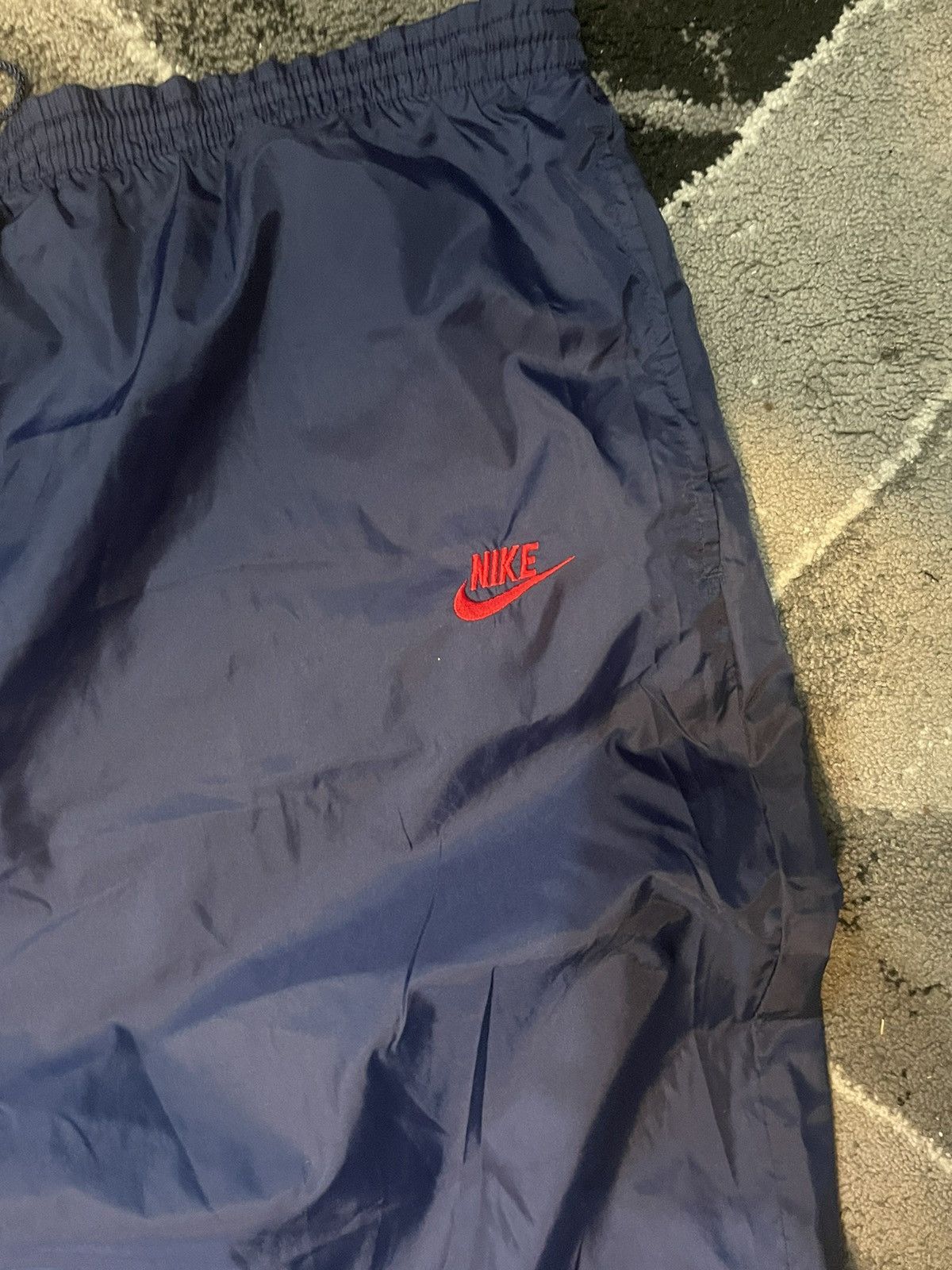 Nike × Vintage Vintage Nike navy and red track pants Size US 34 / EU 50 - 3 Thumbnail