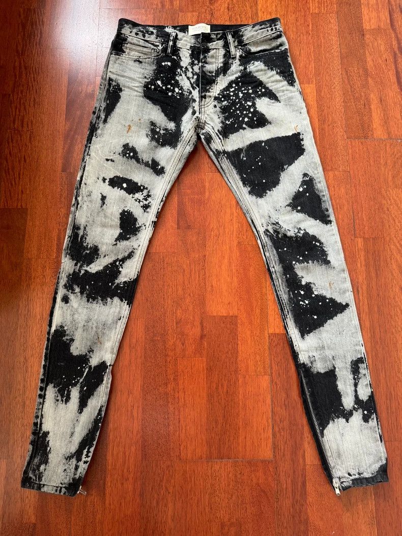 Fear of God Co-branded limited ink splash jeans