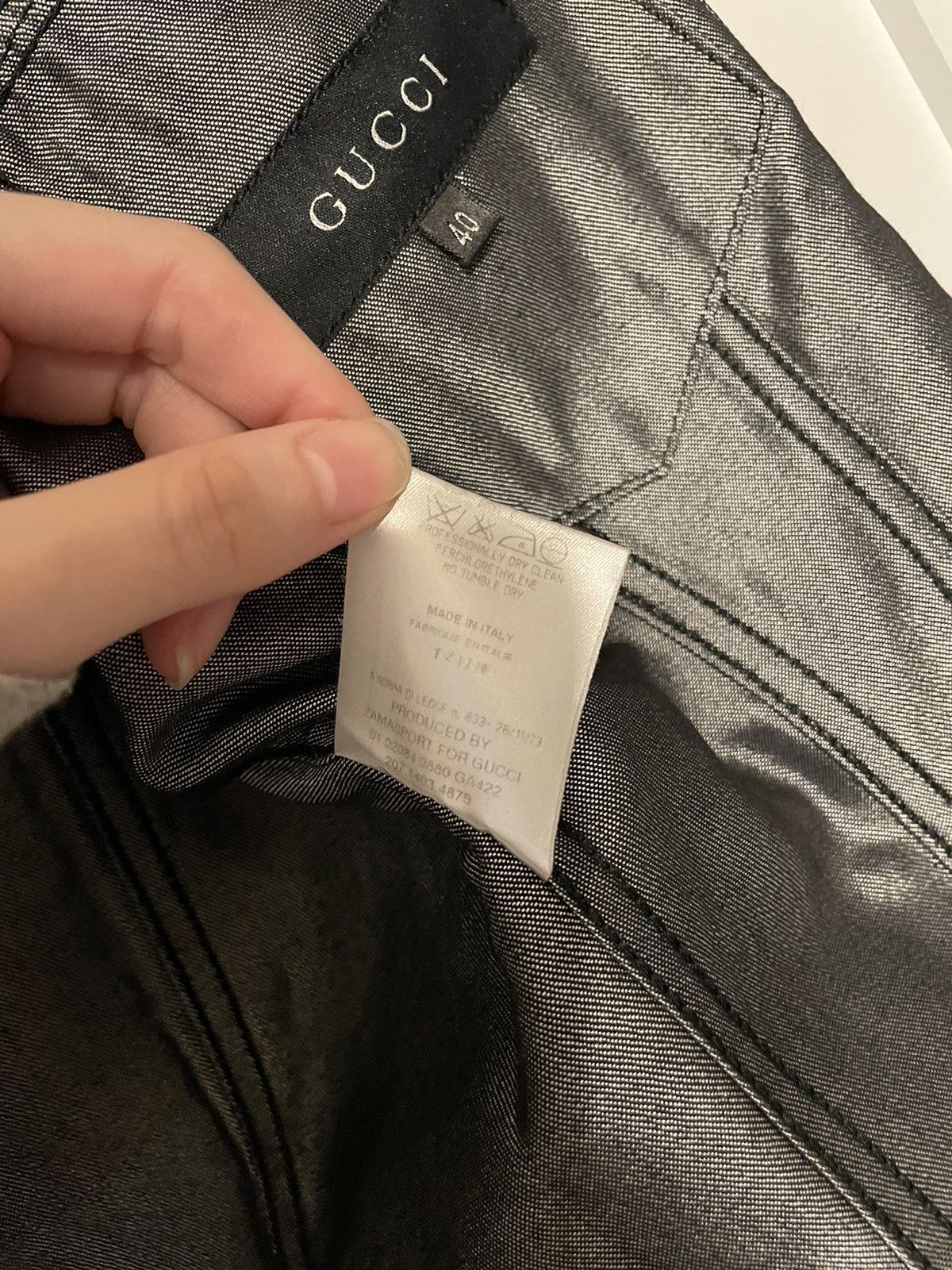 Gucci × Tom Ford Gucci Tom Ford Waxed Trucker Jacket Size US S / EU 44-46 / 1 - 7 Thumbnail
