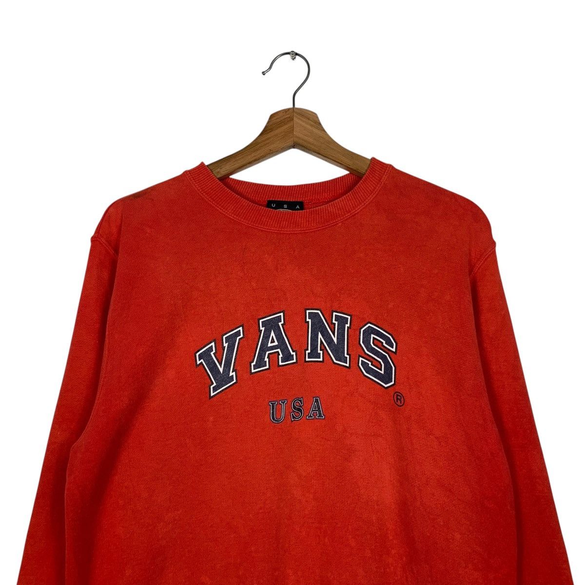 Vans Vintage 90s Vans USA Big Logo Sweatshirt Size US S / EU 44-46 / 1 - 2 Thumbnail