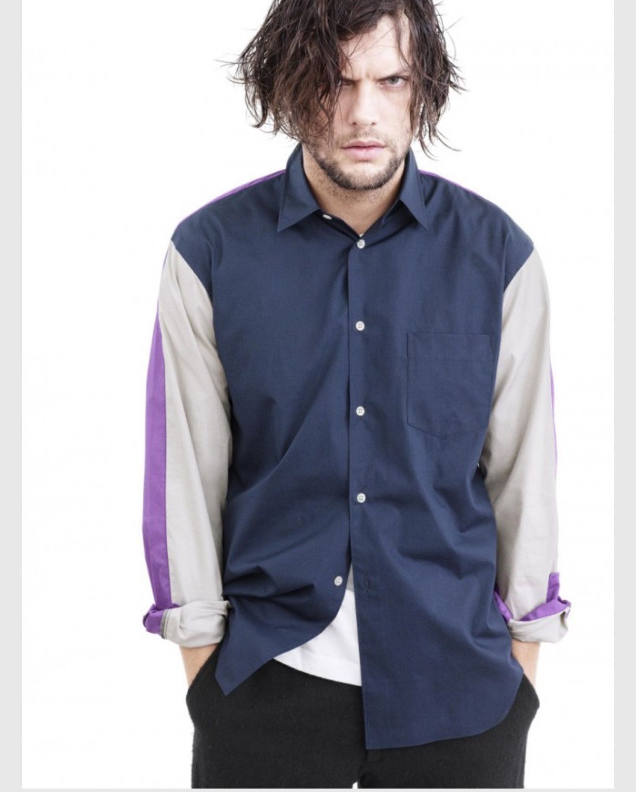 Comme des Garcons Homme Plus Cdg h&m button up Size US L / EU 52-54 / 3 - 5 Thumbnail