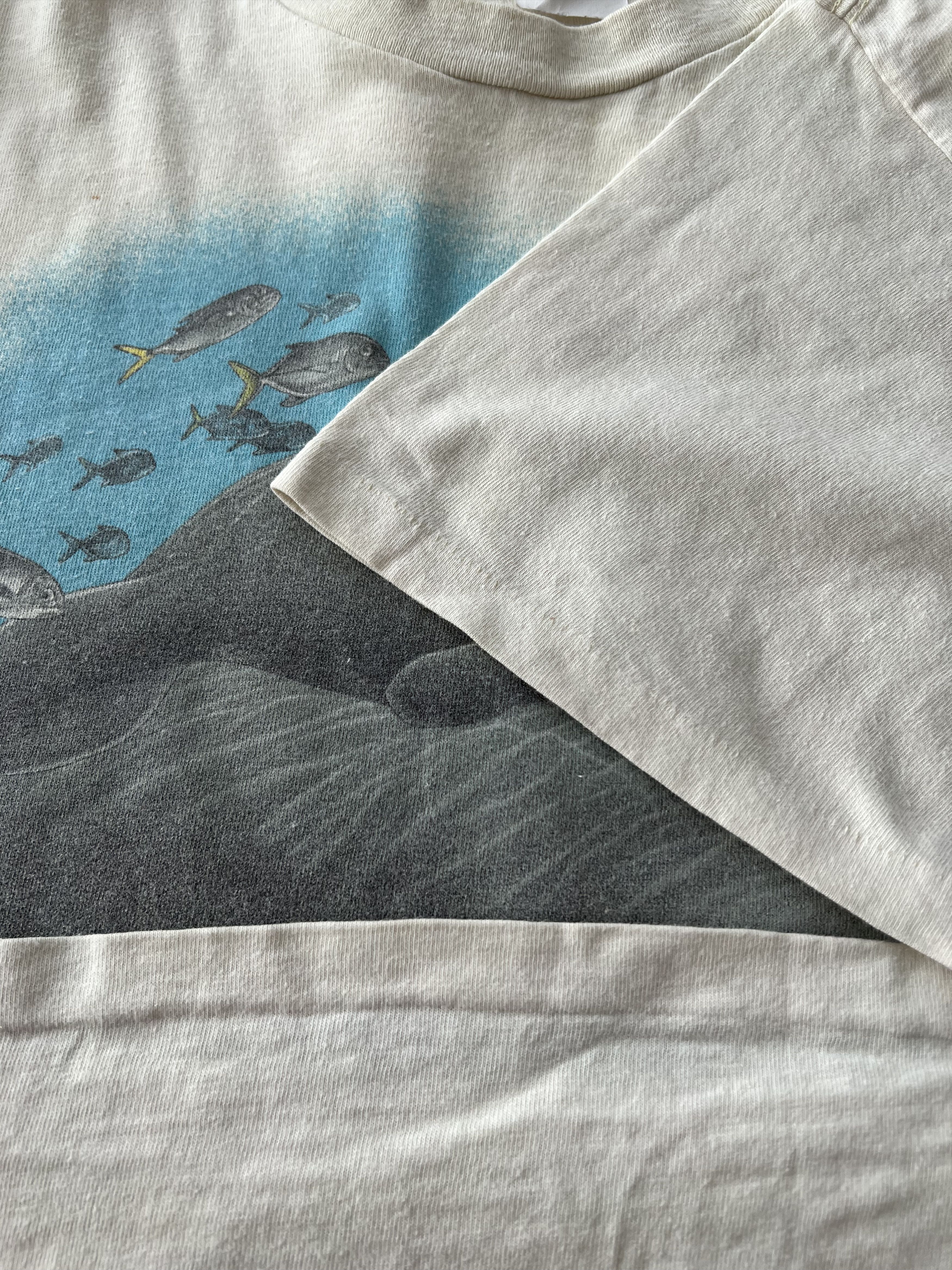 Vintage Vintage 1988 Harlequin Manatee Ocean Animal Nature T-shirt Size US L / EU 52-54 / 3 - 8 Thumbnail