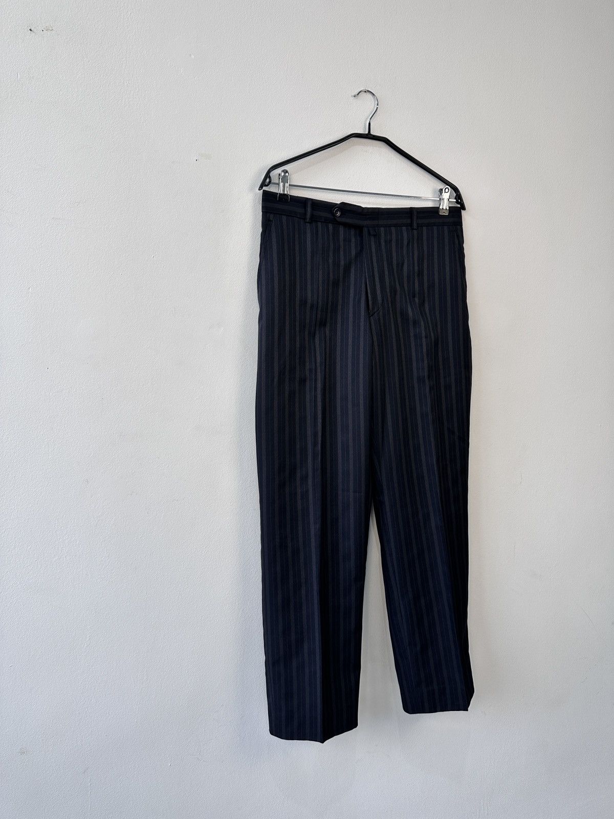 Armani Collezioni Armani Collezioni Italy Striped Trousers Flat Front Size 48 Size US 32 / EU 48 - 3 Thumbnail