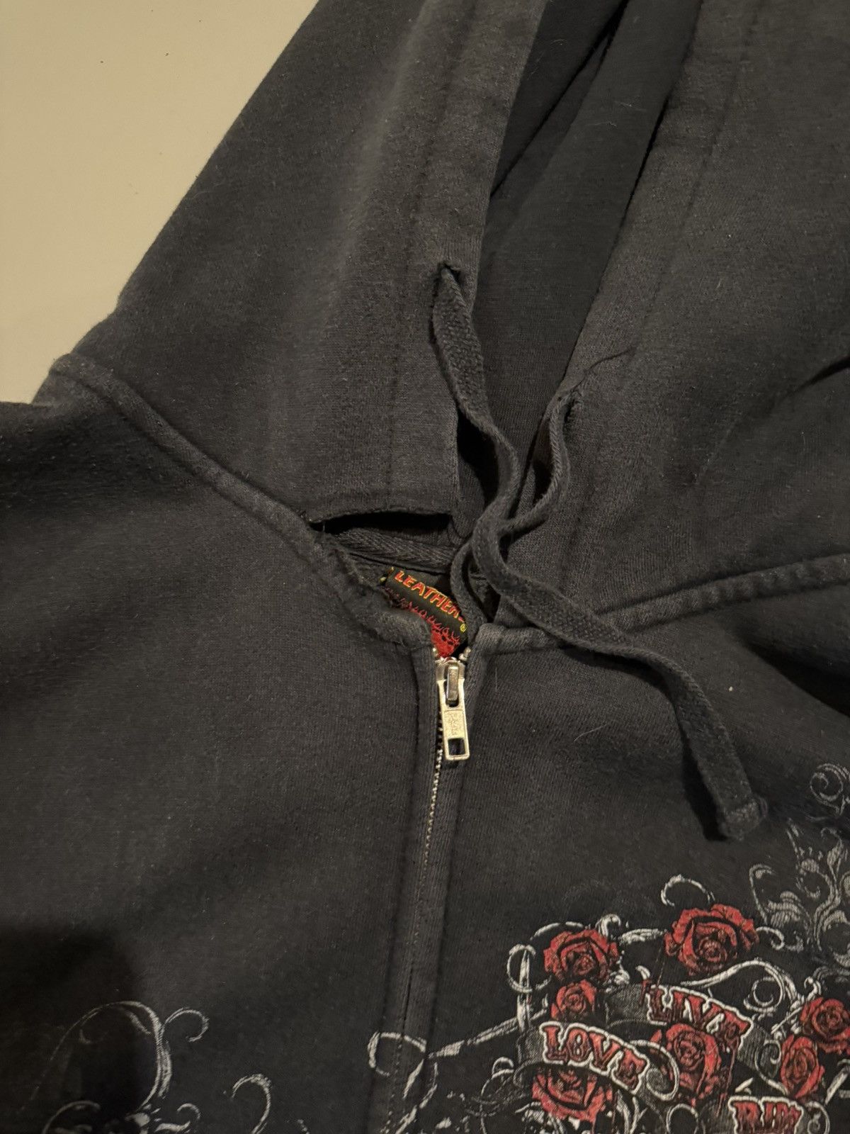Harley Davidson Vintage Harley Davidson LIKE Zip Up Hoodie Y2K 2000s 90s Size US XL / EU 56 / 4 - 4 Thumbnail