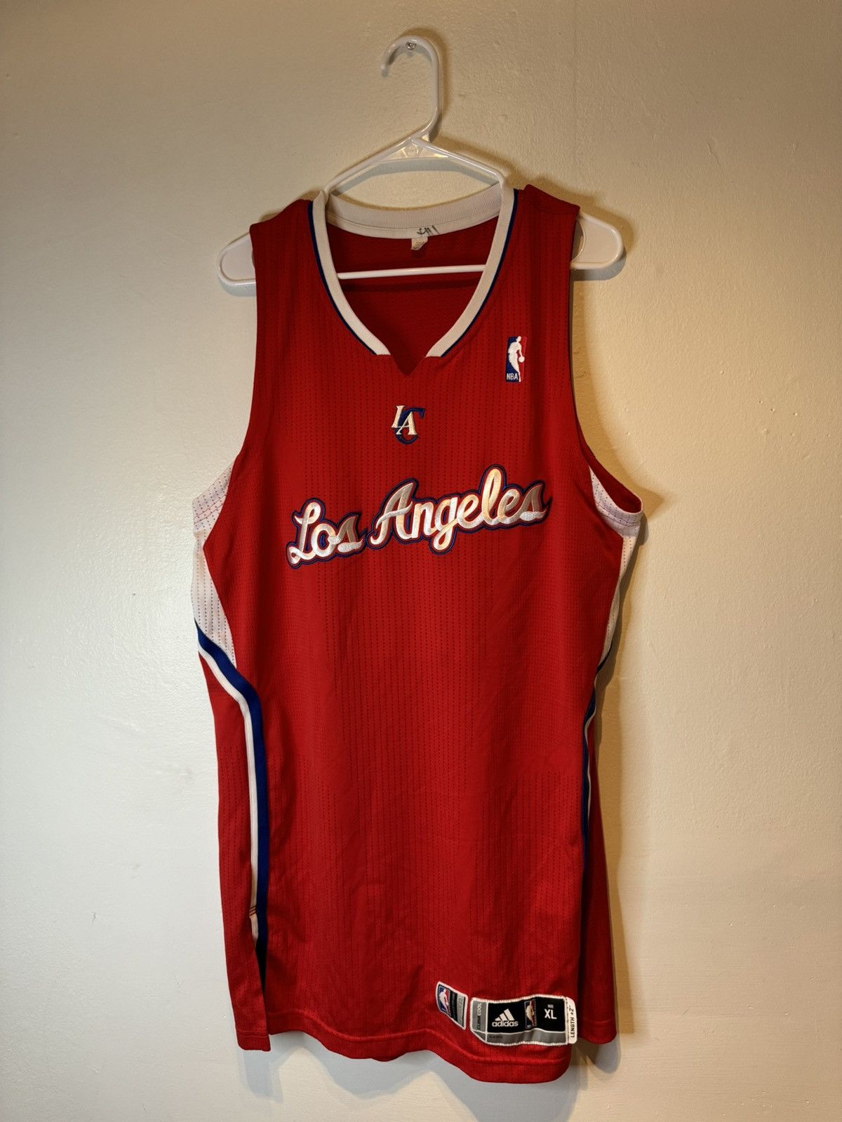 Adidas Los Angeles Clippers Adidas Jersey Pro Cut REV30 Men XL Size US XL / EU 56 / 4 - 1 Thumbnail