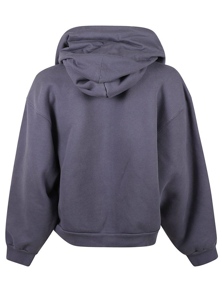 Balenciaga o1rbi211225 Zip Up Long Sleeved Hoodie in Washed Blue Size US L / EU 52-54 / 3 - 2 Thumbnail