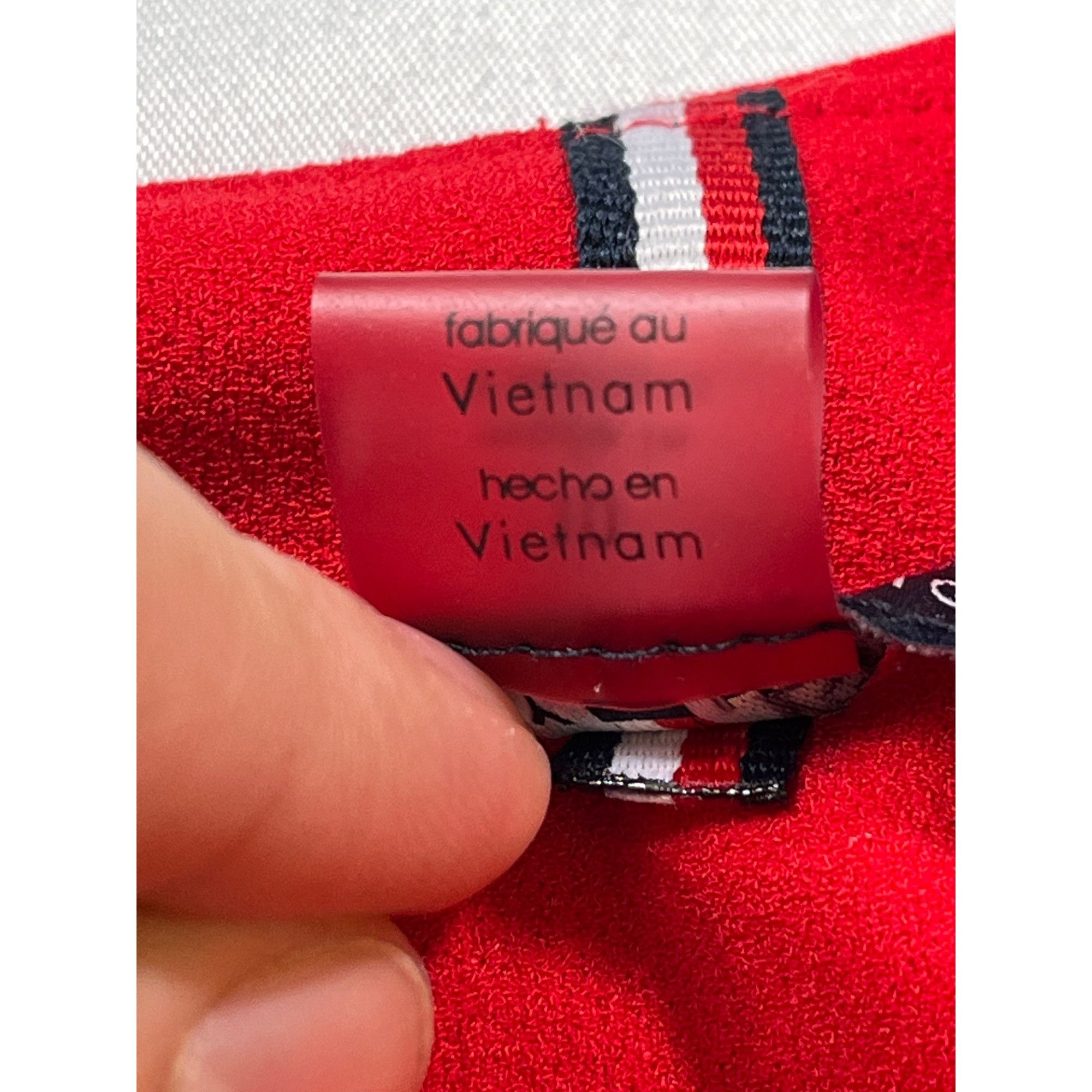 Tommy Hilfiger Tommy Hilfiger SKU 7616 Red Midi Dress With Cap Sleeves Size Size L / US 10 / IT 46 - 14 Thumbnail