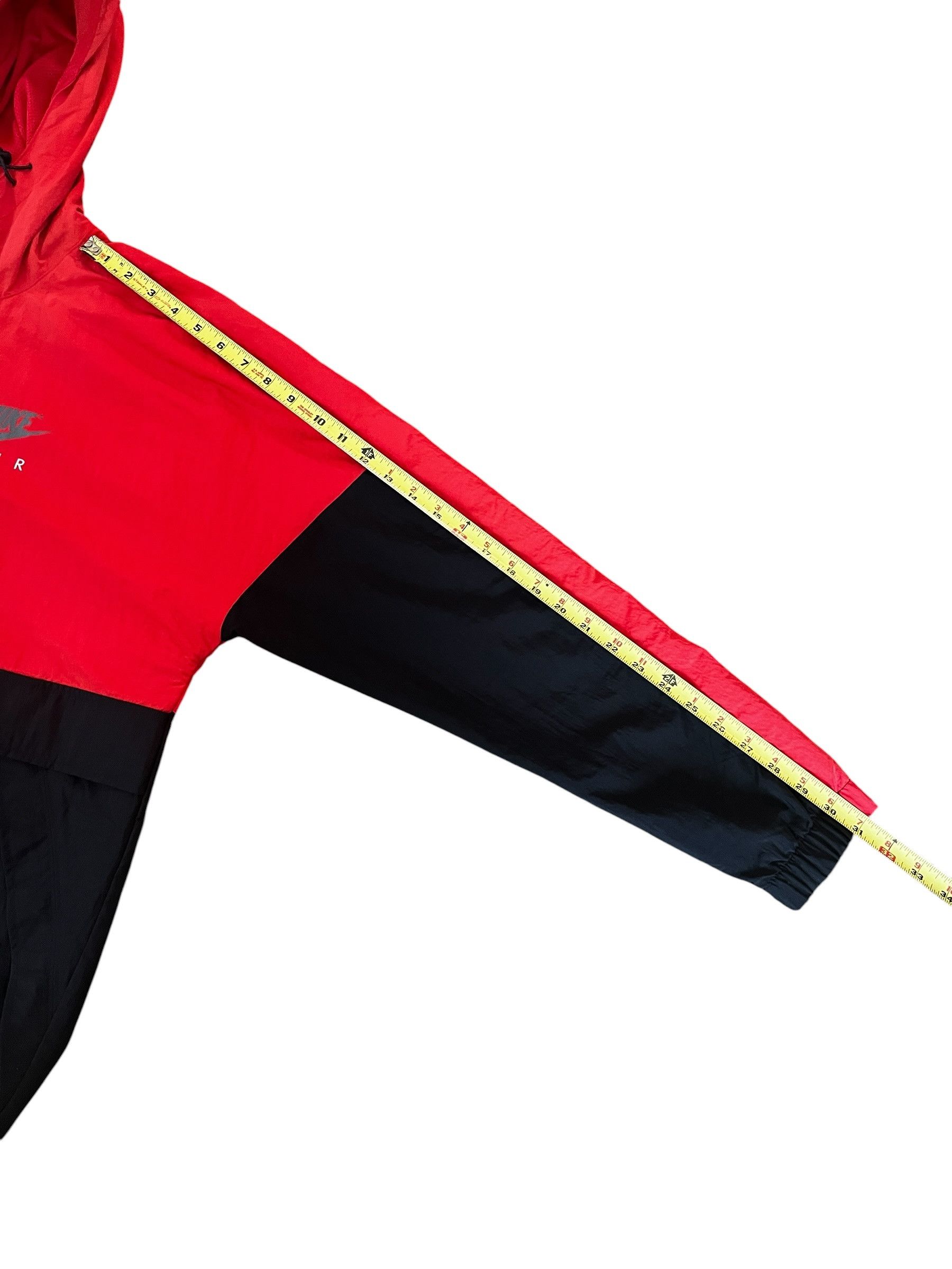 Nike Nike Air Woven Half-Zip Windbreaker Red Black M Size US M / EU 48-50 / 2 - 6 Thumbnail