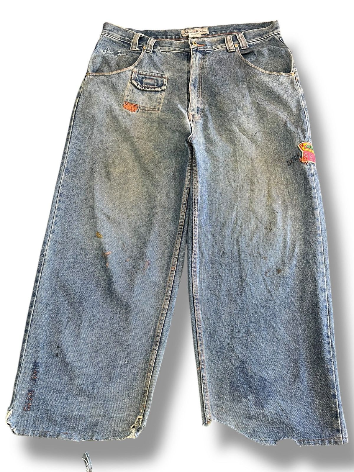 Sean John Vintage Sean John Baggy Denim Size US 39 - 1 Thumbnail