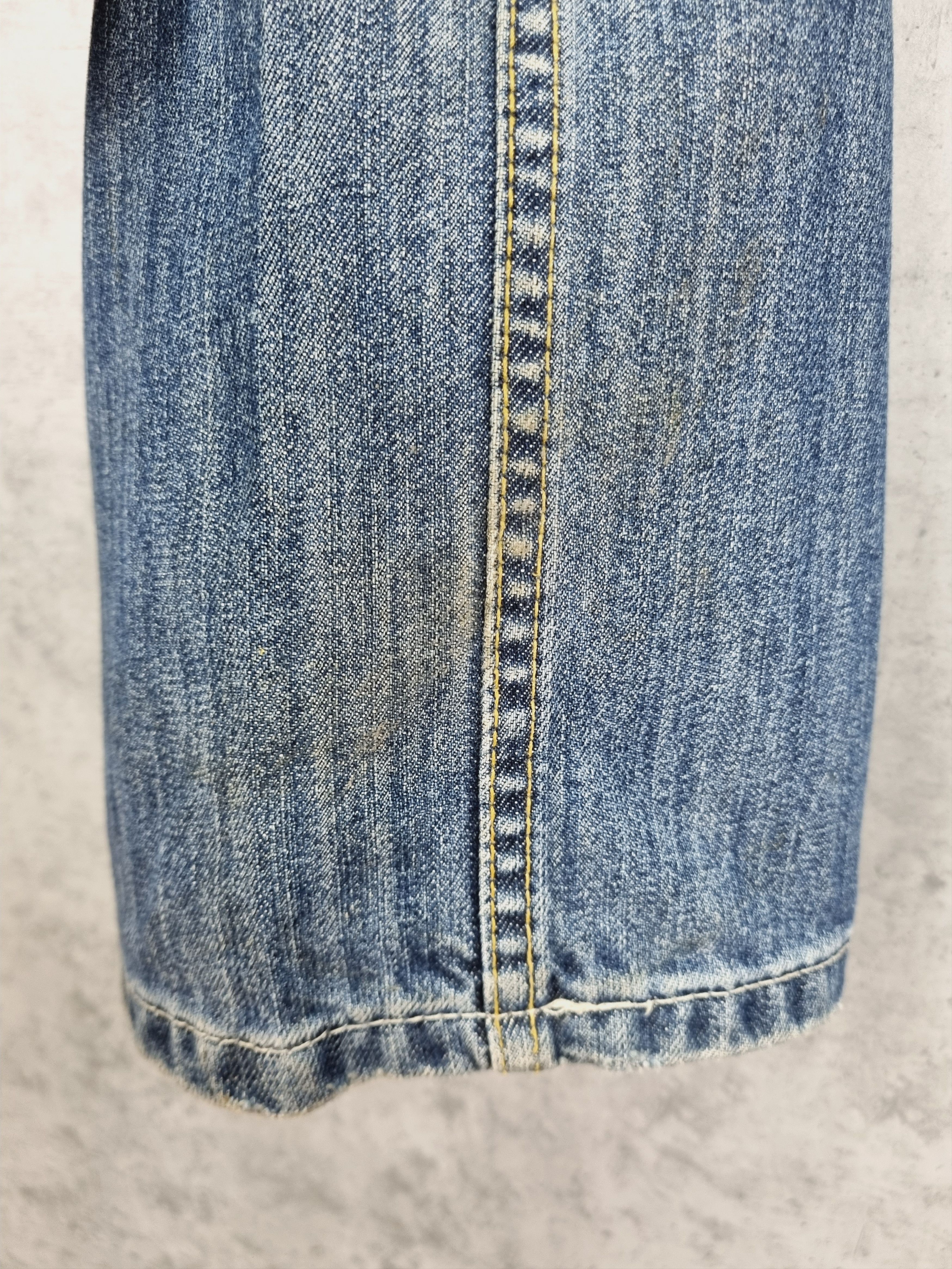 Dirk Bikkembergs × Vintage Bikkembergs Jeans Leather Patch Big Logo Denim Pant Size US 32 / EU 48 - 20 Thumbnail