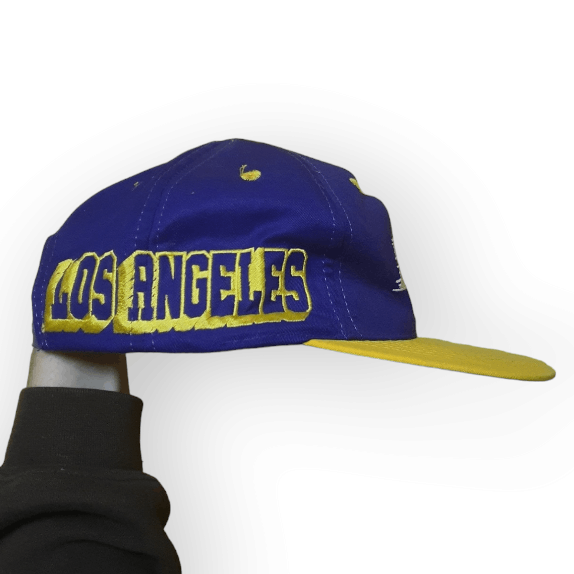 NBA × Vintage Los Angeles Lakers Vintage Purple&Gold Hat Size ONE SIZE - 2 Thumbnail