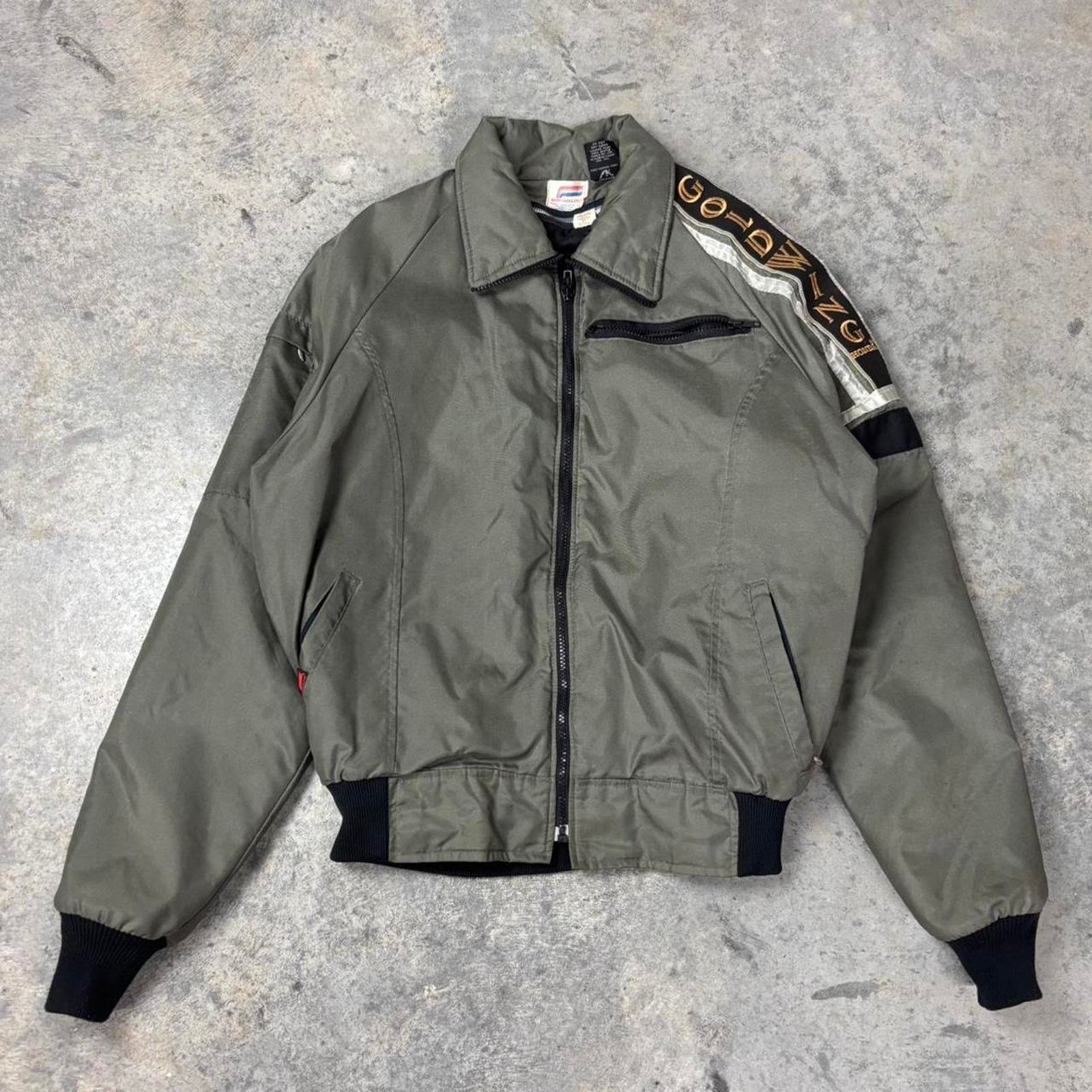 Honda × Vintage 70s Honda Gold Wing Bomber Jacket True Vintage Size US M / EU 48-50 / 2 - 1 Thumbnail
