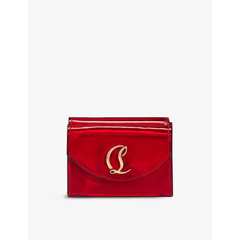 Christian Louboutin o1s1wg110325 LOUB154 COMPACT WALLET in Red Size ONE SIZE - 1 Preview