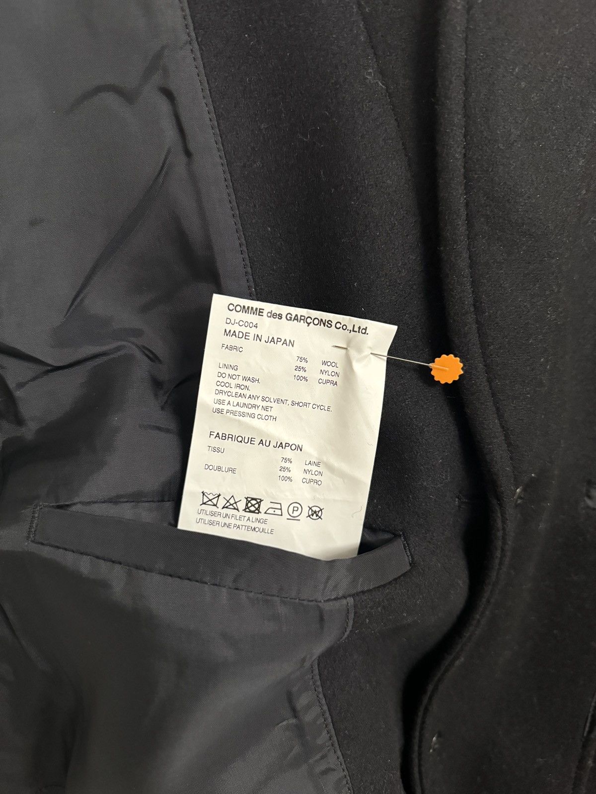 Comme des Garcons Homme Deux Comme des Garcons Homme Deux Coat Size XL Size US XL / EU 56 / 4 - 4 Thumbnail