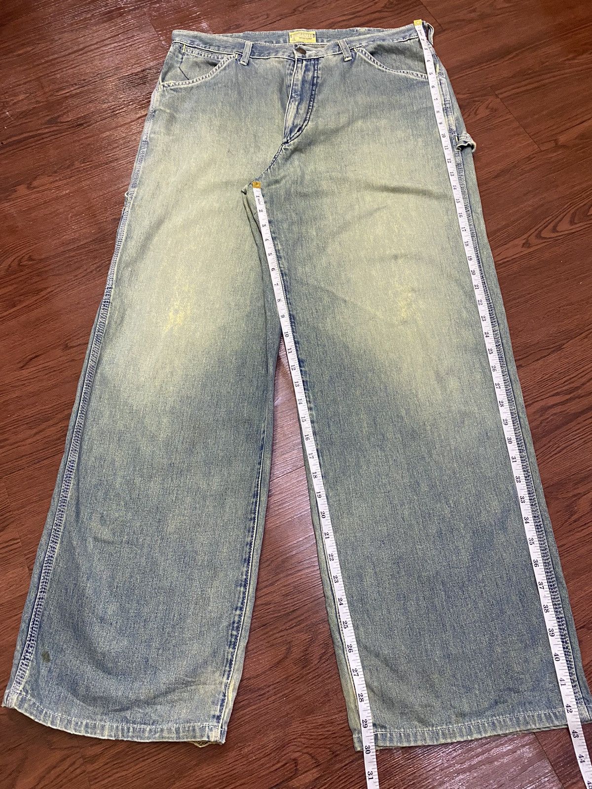 Wrangler Vintage Wrangler Mud Wash Carpenter Baggy Jeans Size US 34 / EU 50 - 15 Thumbnail