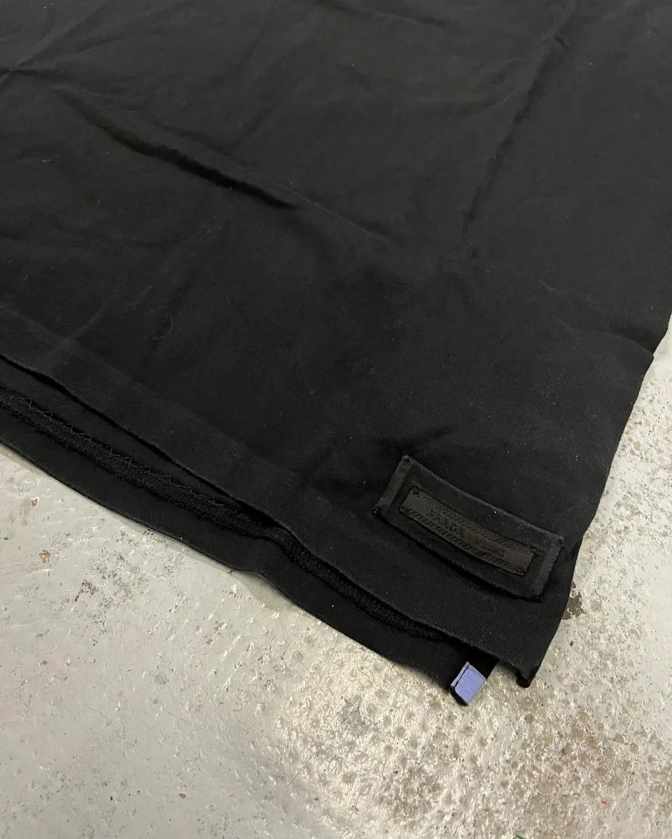 Prada SS2018 Prada Blue Contrast Trim Black Polo Size US S / EU 44-46 / 1 - 7 Thumbnail