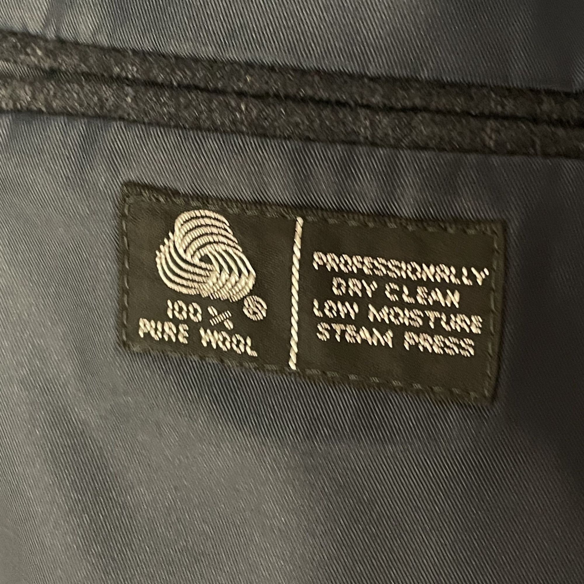 Other Vtg Stuart Edward Charcoal Black Sport Coat MOD Jacket Size 40L - 10 Thumbnail