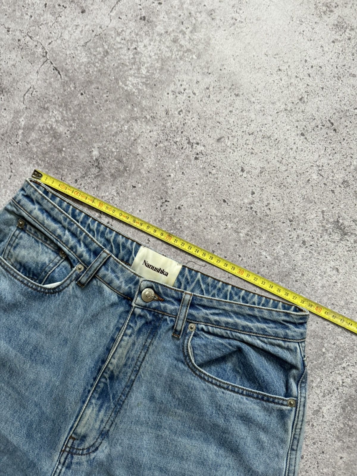 Nanushka Nanushka blue loose baggy jeans Size US 31 - 8 Thumbnail