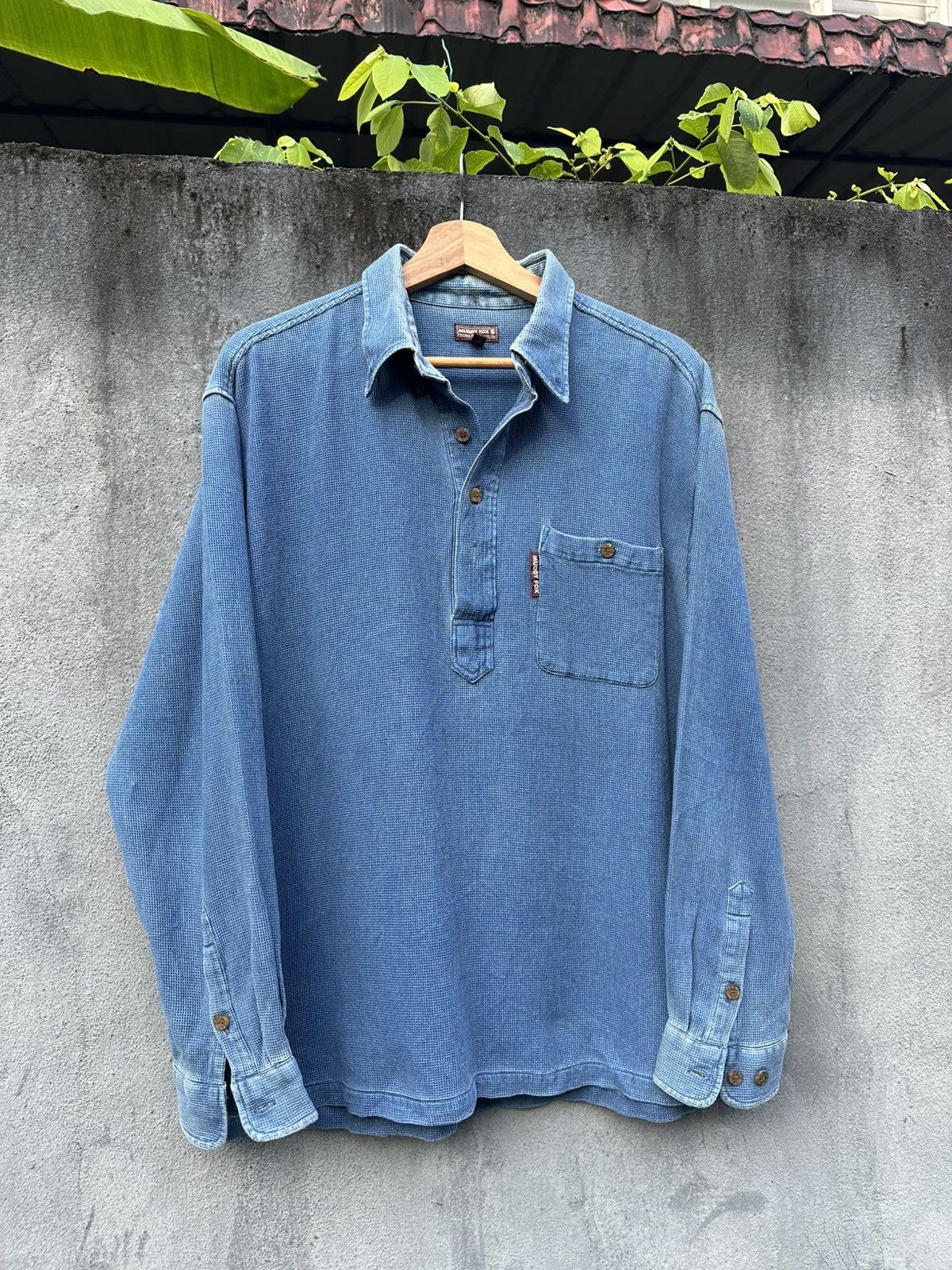 Vintage THRASHED Faded Muddy Fox Pullover ERD Long Sleeves Tshirt Size US L / EU 52-54 / 3 - 4 Thumbnail