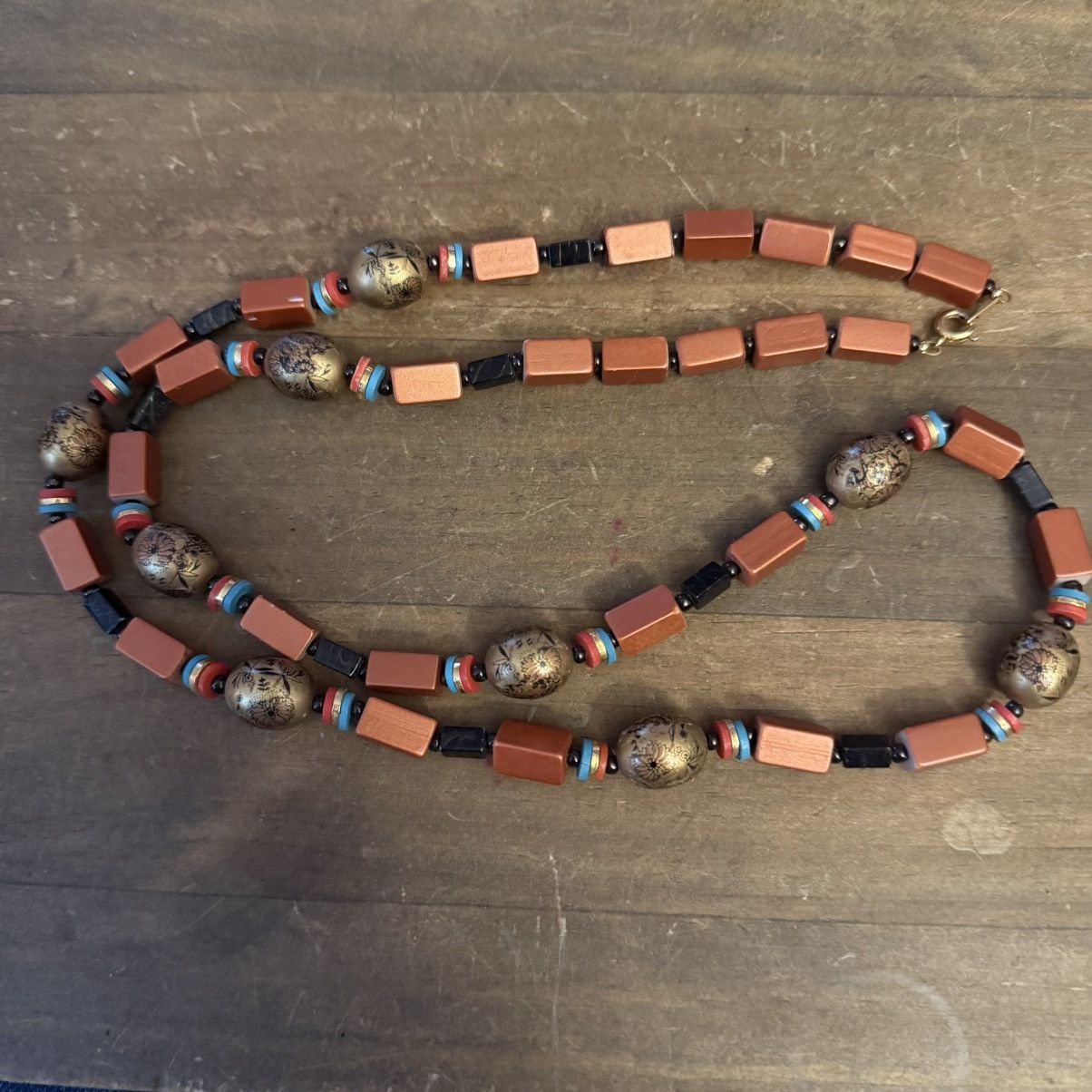 Vintage Vintage Japan long square bead necklace Size ONE SIZE - 2 Thumbnail