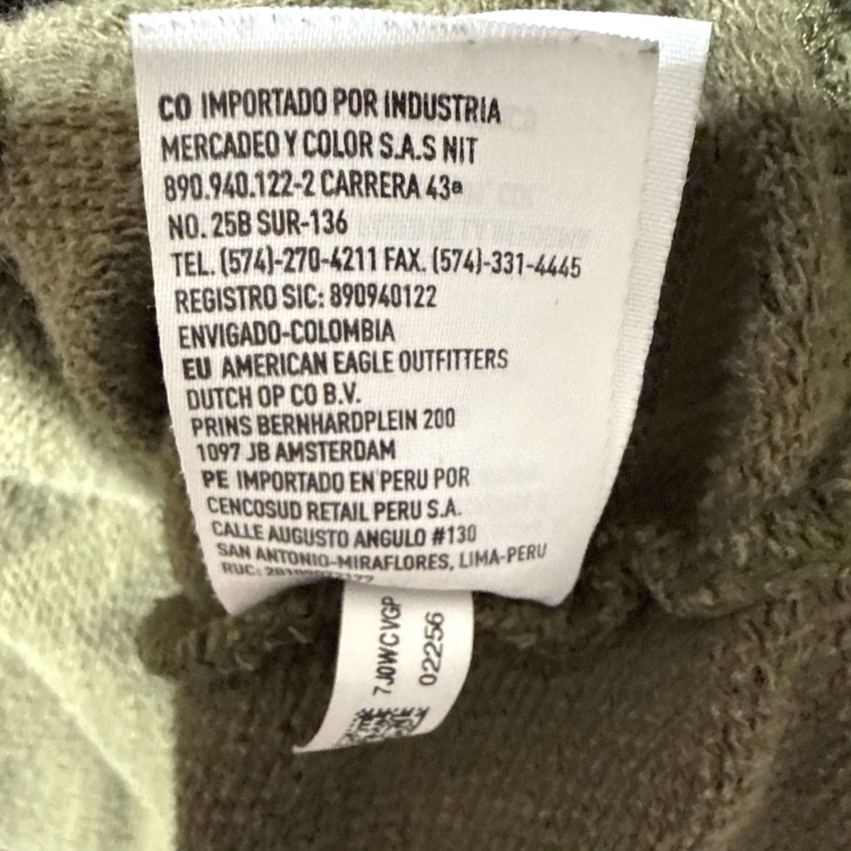 American Eagle Outfitters American Eagle Hoodie Men L Green Camo Long Sleeve Logo Pullover Size US L / EU 52-54 / 3 - 6 Thumbnail