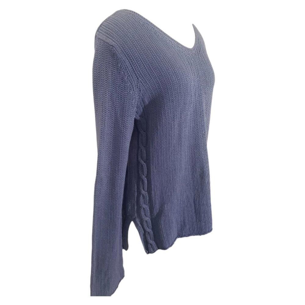 Tommy Bahama CT1978 Tommy Bahama Violet Knit Sweater S Size S / US 4 / IT 40 - 3 Thumbnail