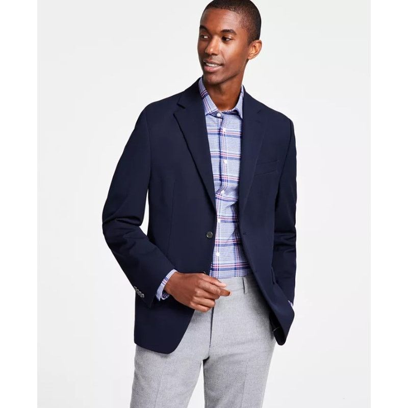 Michael Kors Michael Kors Men's Navy ClassicCasual Suit Blazer Size 48R Size 48R - 1 Thumbnail