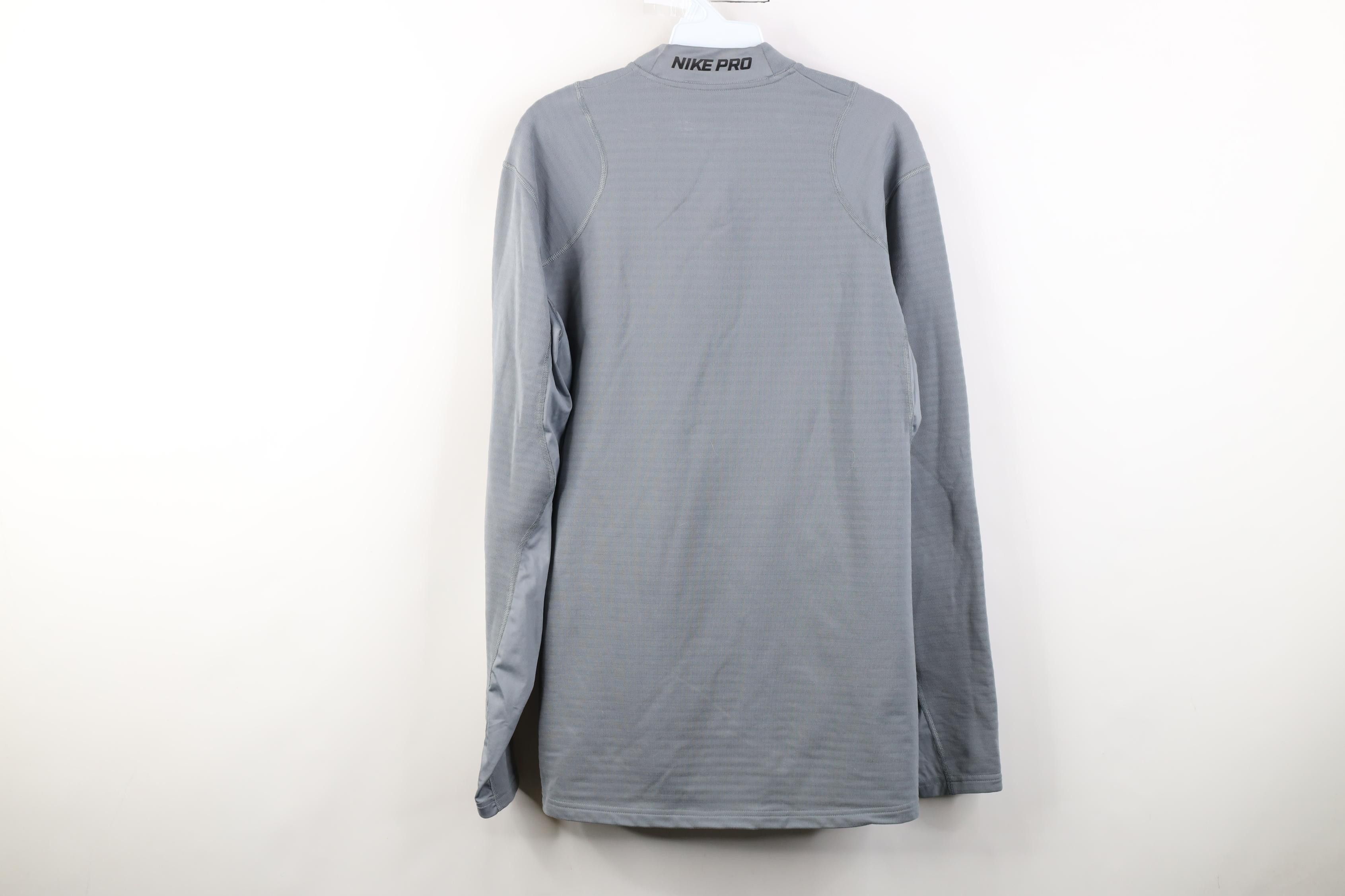 Nike Nike Pro Hyperwarm Compression Fleece Lined Jacket Shirt Top Size US L / EU 52-54 / 3 - 14 Thumbnail