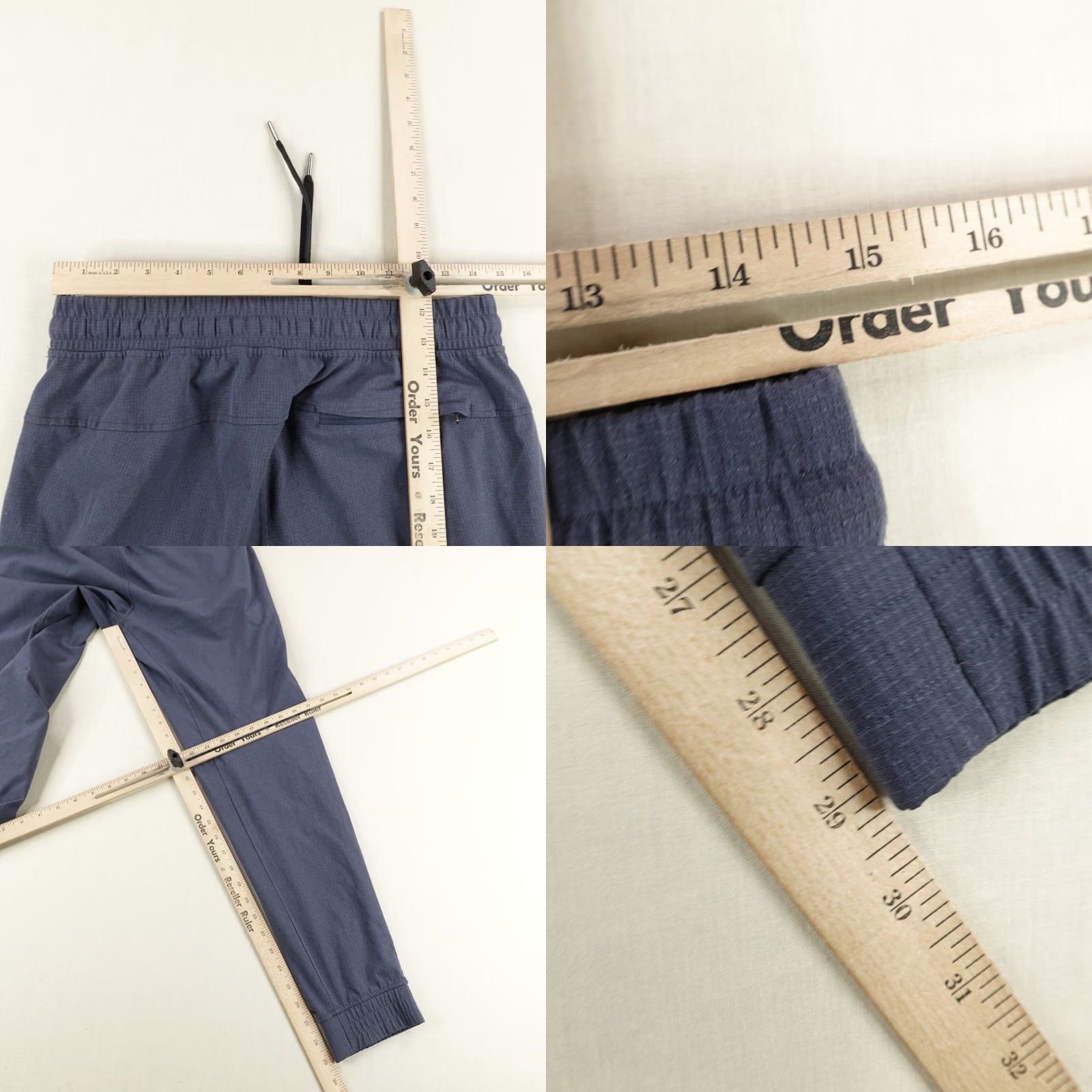 Lululemon Lululemon Mens Jogger Pants Regular Medium Blue Athleisure Workout Running Cross Training Size US 31 - 8 Thumbnail