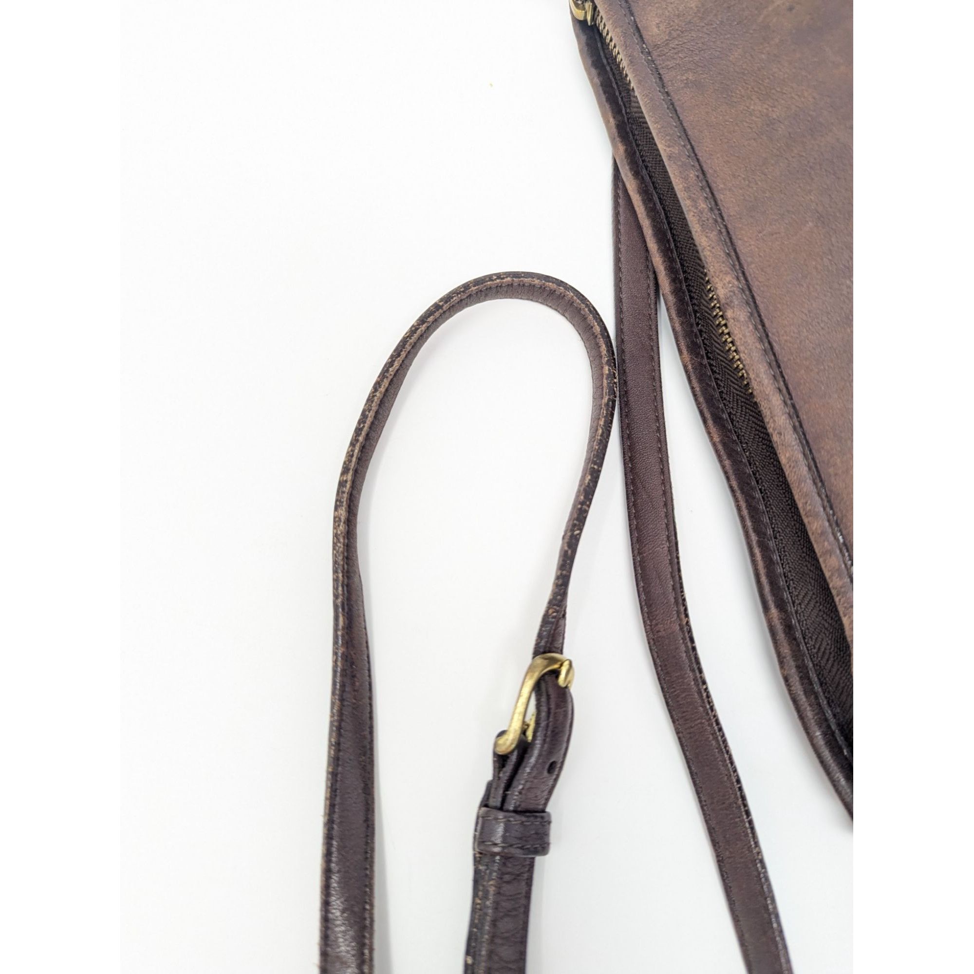 Coach True Vintage Coach NYC Basic Bag Brown Leather Crossbody Han Size ONE SIZE - 12 Thumbnail